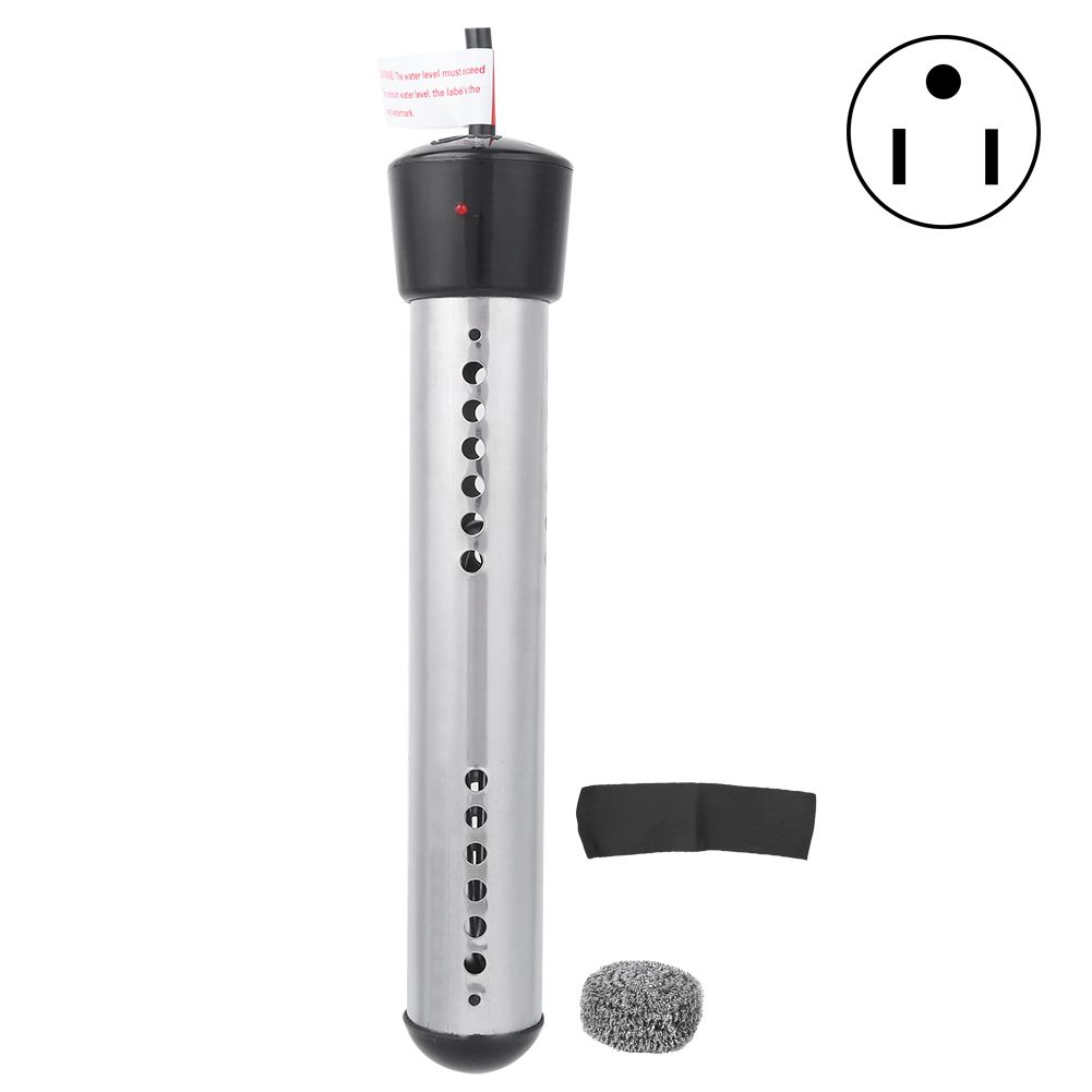 1500W 1.5m Floating Immersion Electric Water Heater Boiler for Swimming Pool Black view 2