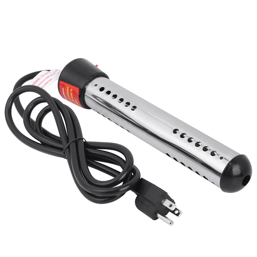 1500W 1.5m Floating Immersion Electric Water Heater Boiler for Swimming Pool Black view 4