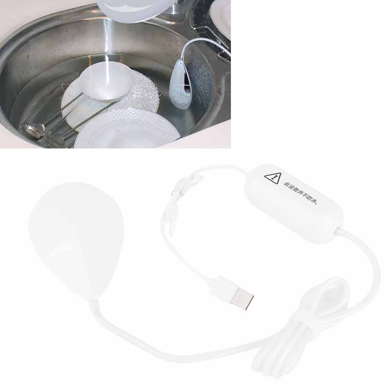 Mini Ultrasonic Dishwasher Multifunction Vegetable Fruit USB Smart Dishwasher view 9
