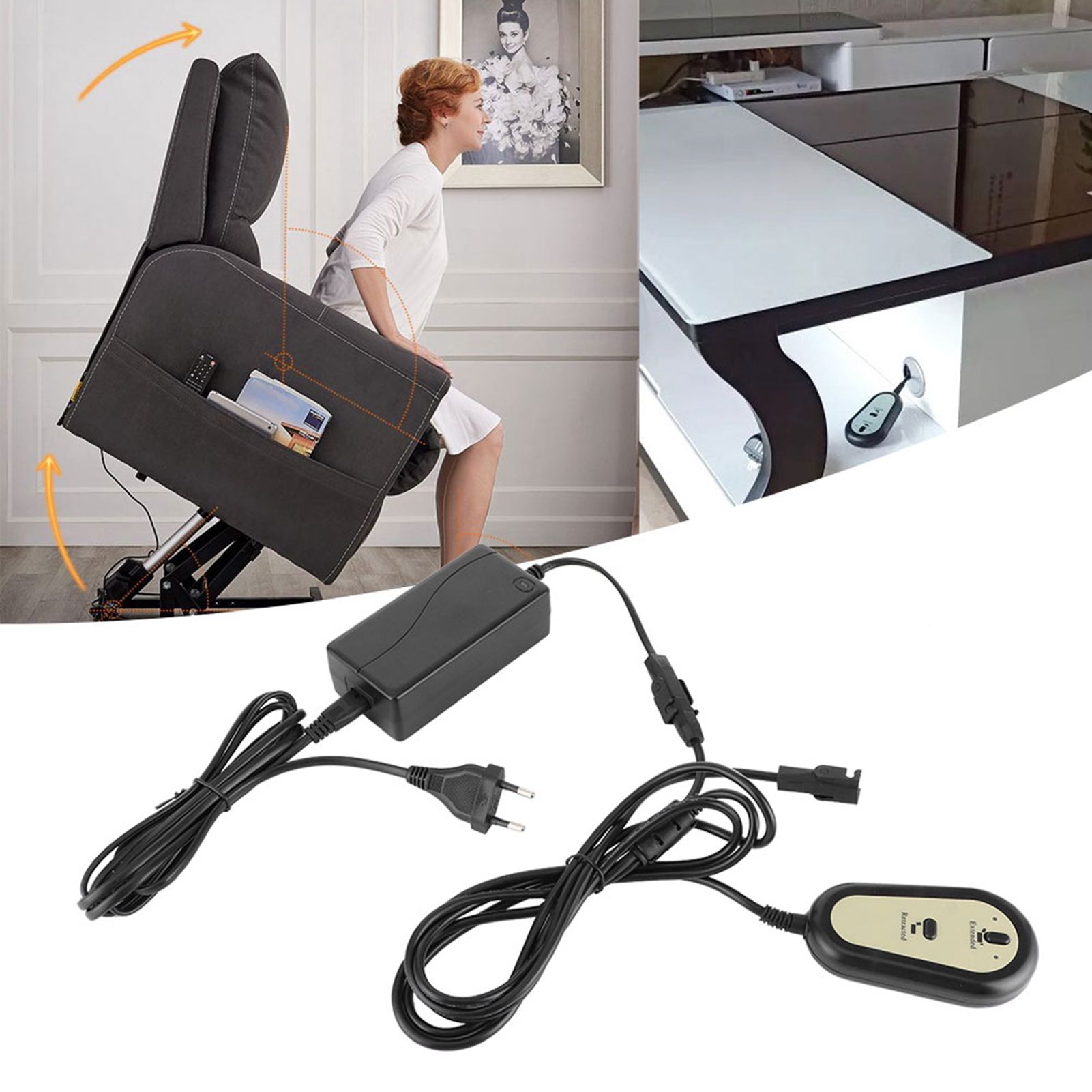 Electric Recliner Lift Chair Controller Hand Switch for Home Cinema Sofa 01 view 10