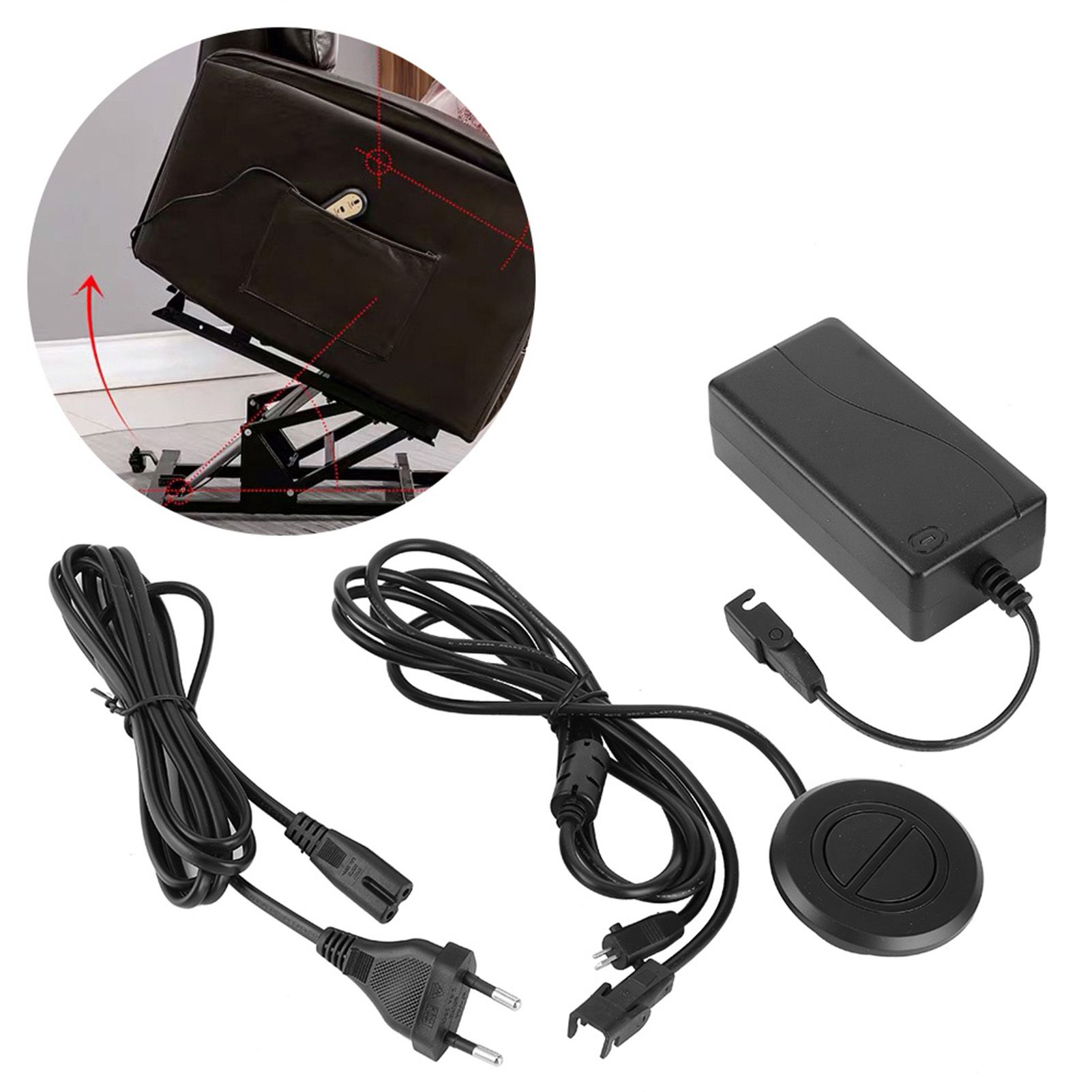 Electric Sofa Hand Controller Recliner Wired Control Switch 01 Male Head01 view 9