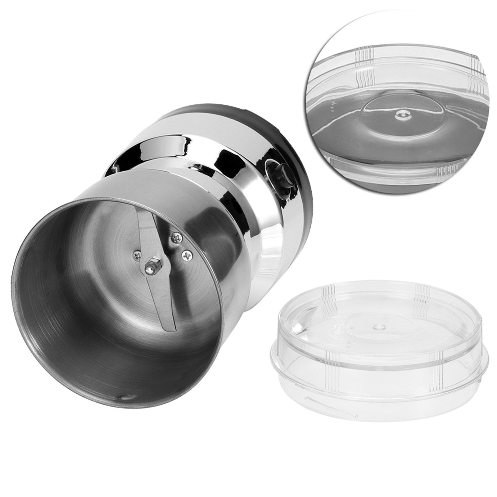 Stainless Steel Electric Spice Coffee Nut Grain Herb Grinder Crusher Mill view 5