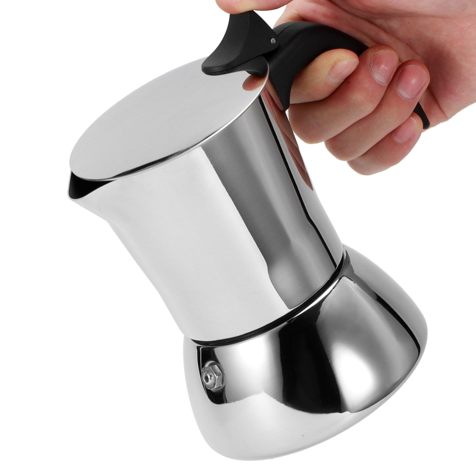 304 Stainless Steel Coffee Maker Mocha Pot Extraction Kettle for Home Coffee view 5