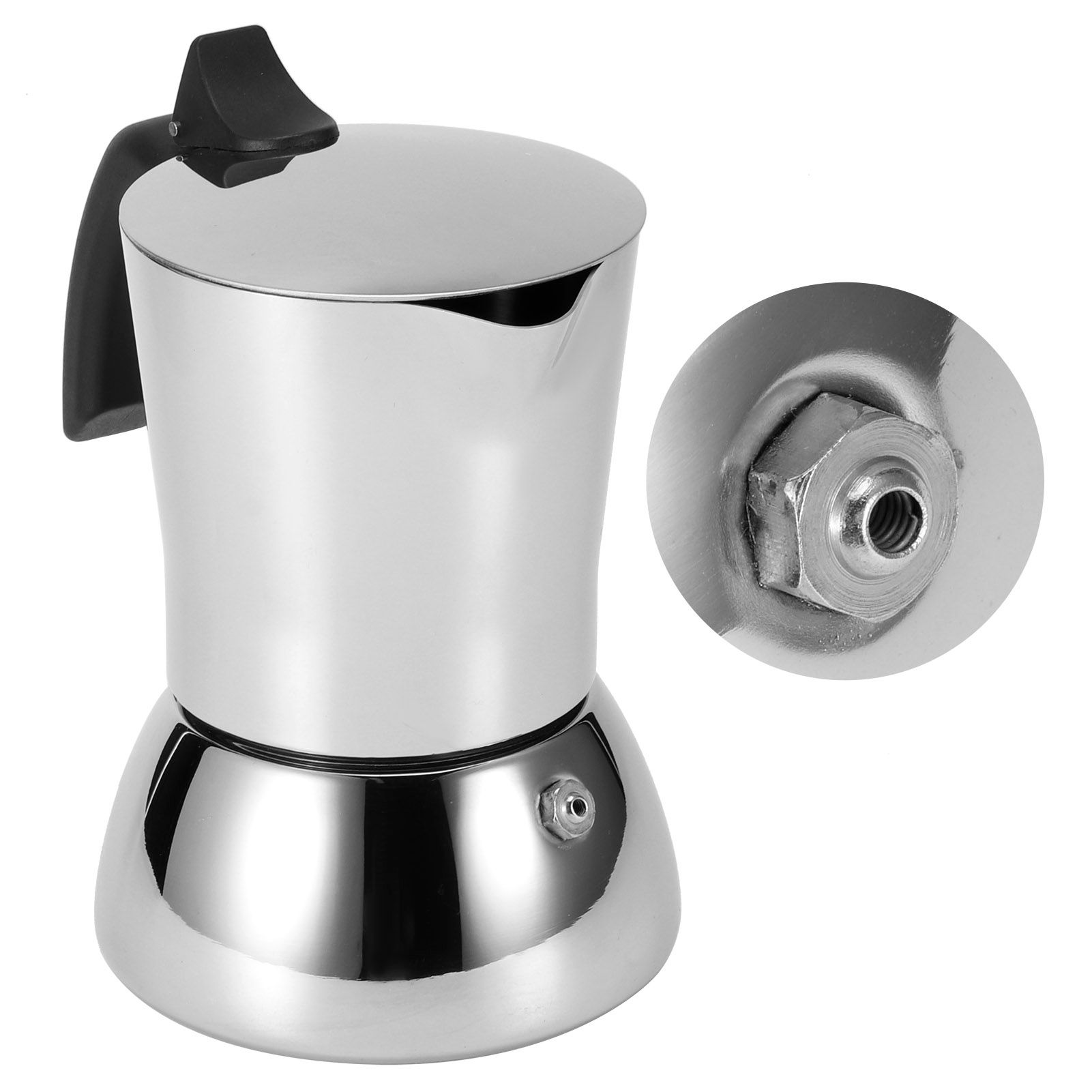 304 Stainless Steel Coffee Maker Mocha Pot Extraction Kettle for Home Coffee view 7