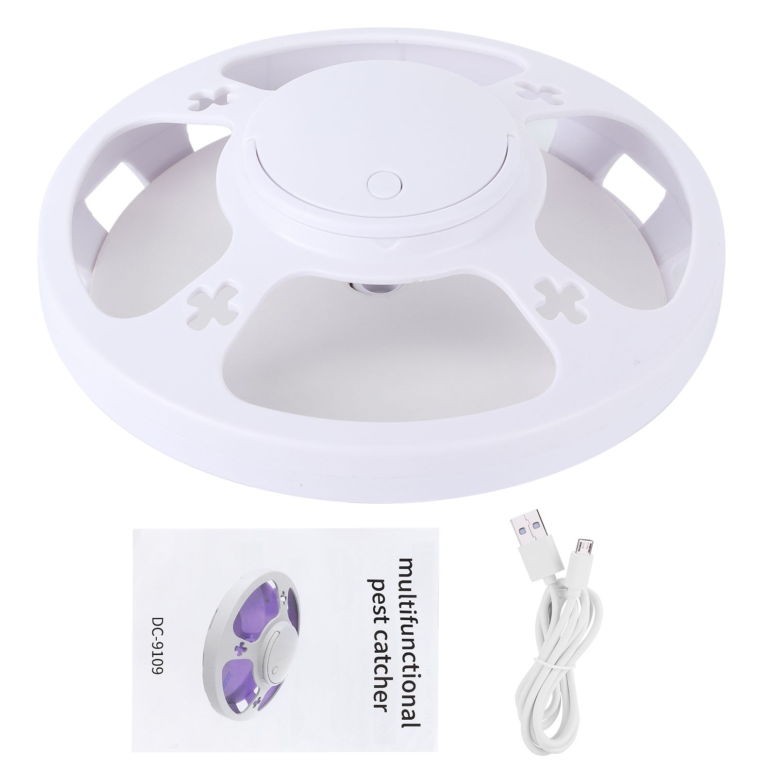 Hanging Mosquito Insect Trap Catcher Device Fly Pest Killer Reject 4 Light view 2