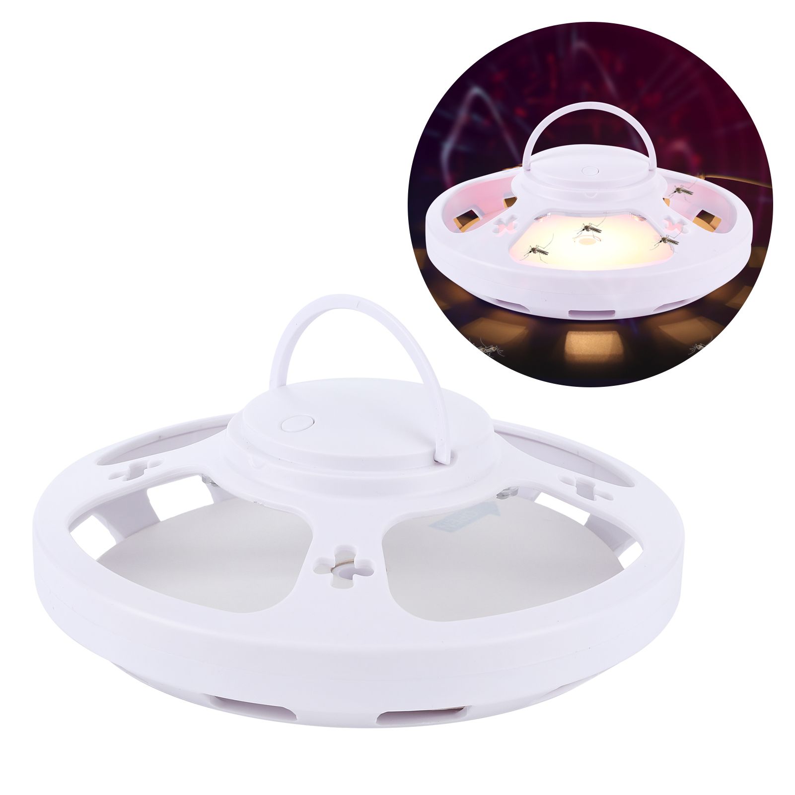 Hanging Mosquito Insect Trap Catcher Device Fly Pest Killer Reject 4 Light view 10