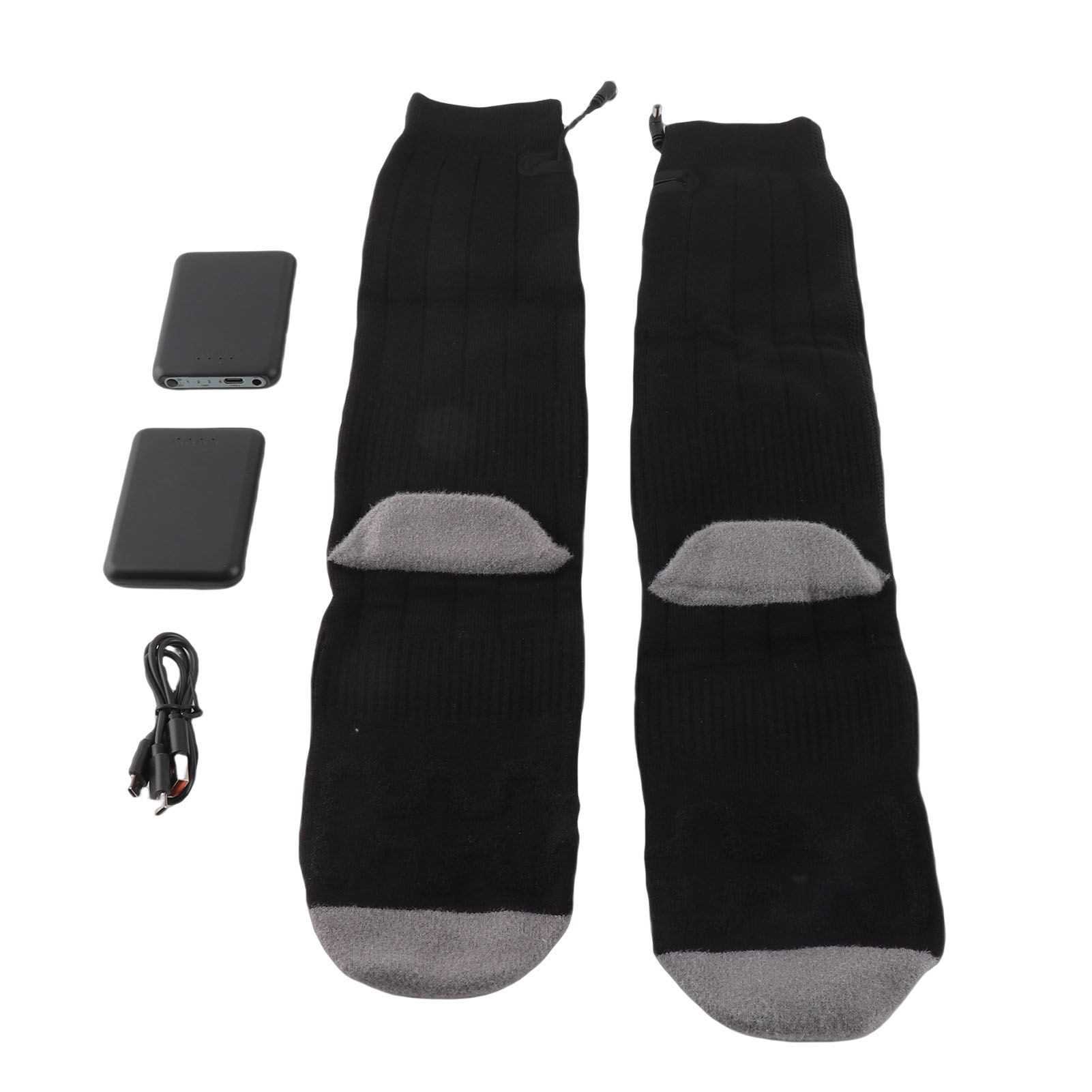 Washable Electric Double‑Sided Heated Socks USB Charging with Temperature view 2