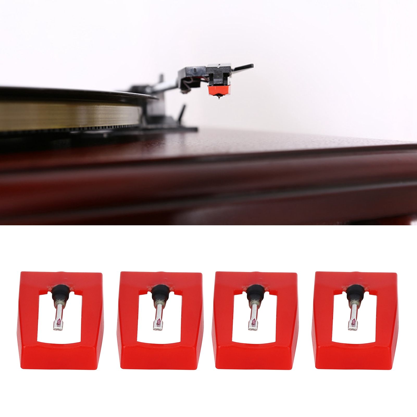 4Pcs Phonograph Stylus Electric Record Player Turntable Needle Accessory view 11