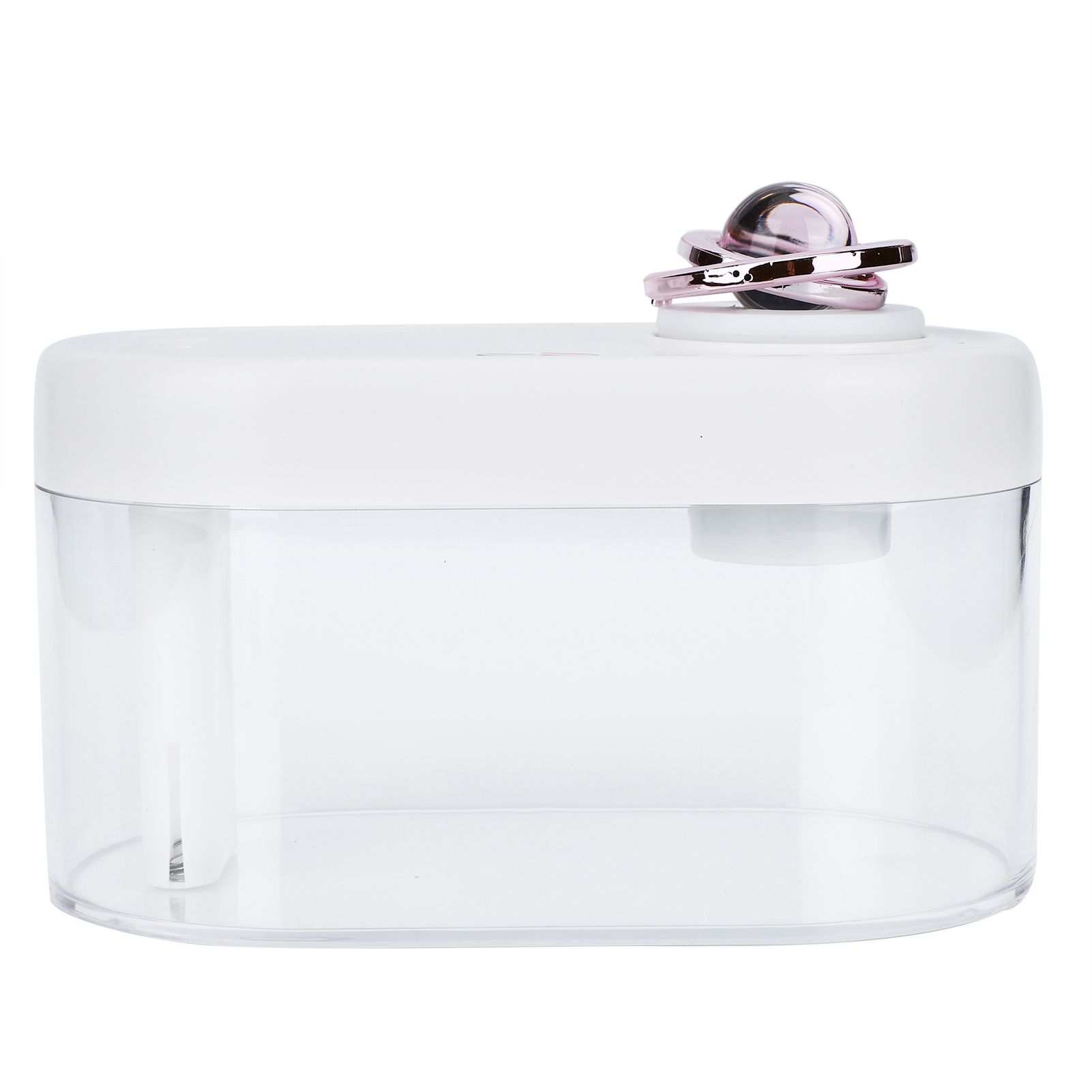 1L USB Powered Desktop Double Spraying Humidifier with Ambient Night Light for