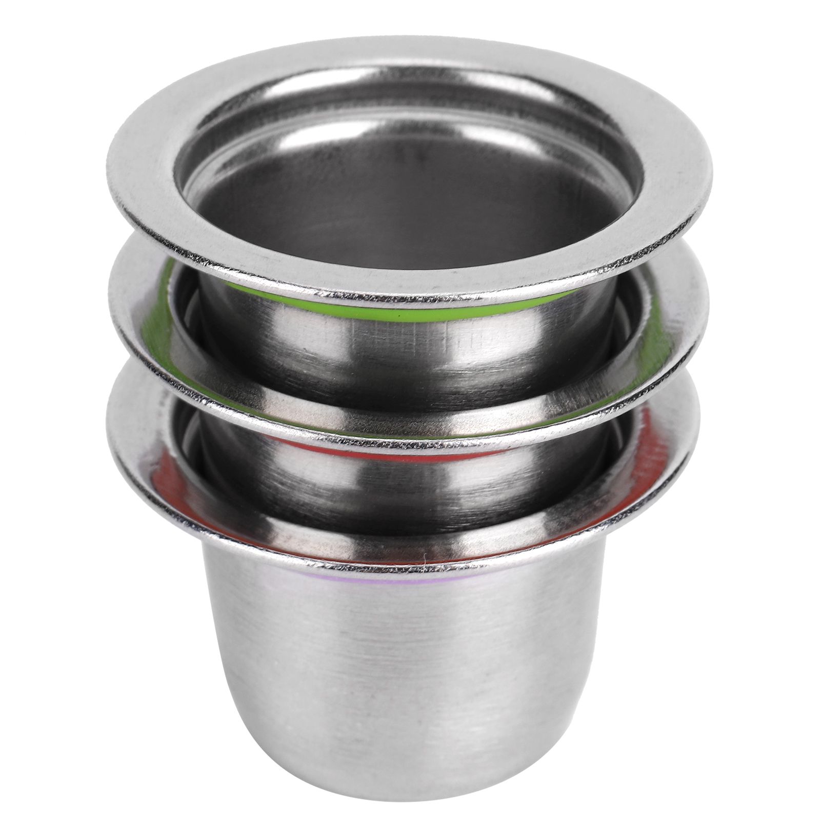 3Pcs/Set Coffee Capsule Reusable Pod Stainless Steel Refillable Filter view 4