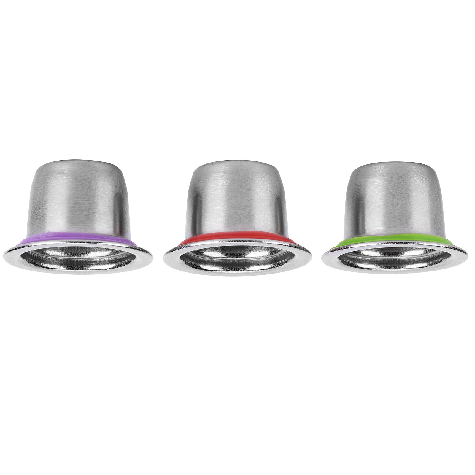 3Pcs/Set Coffee Capsule Reusable Pod Stainless Steel Refillable Filter view 6