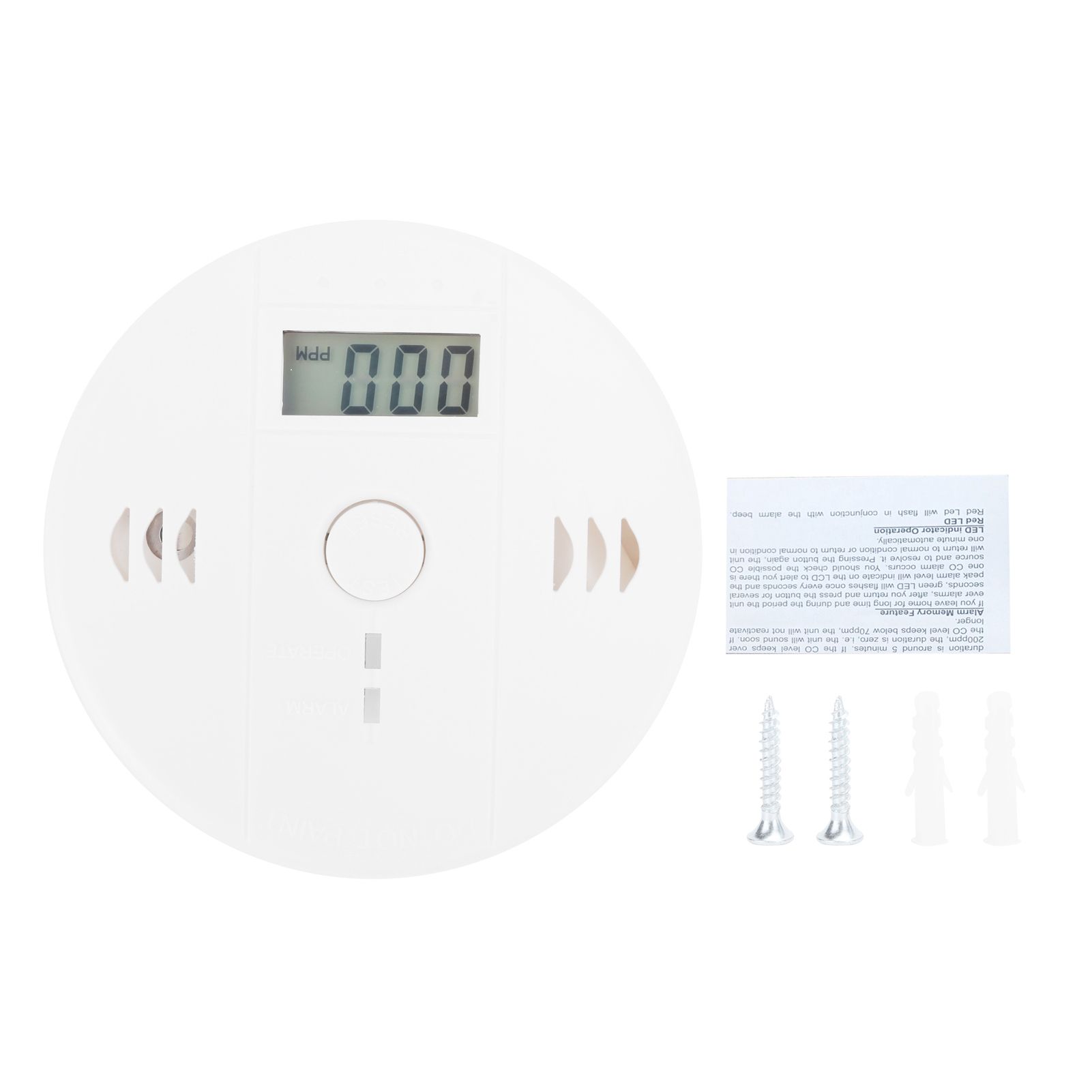 Coal Gas Detector Alarm Carbon Monoxide 85db Backlit LCD Display Home Security view 2