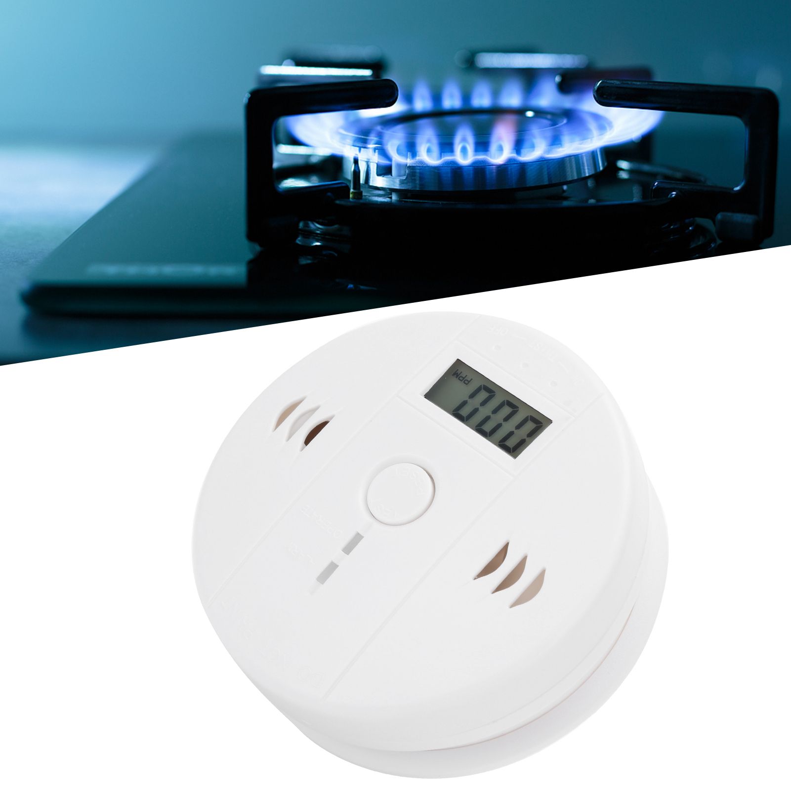 Coal Gas Detector Alarm Carbon Monoxide 85db Backlit LCD Display Home Security view 10