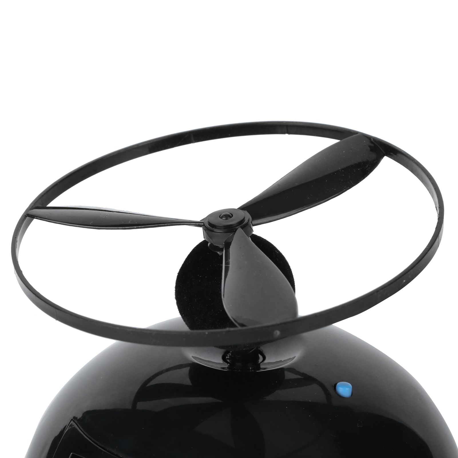 Alarm Clock Novelty Flying LCD Digital Portable Mini Round Propeller Household view 11