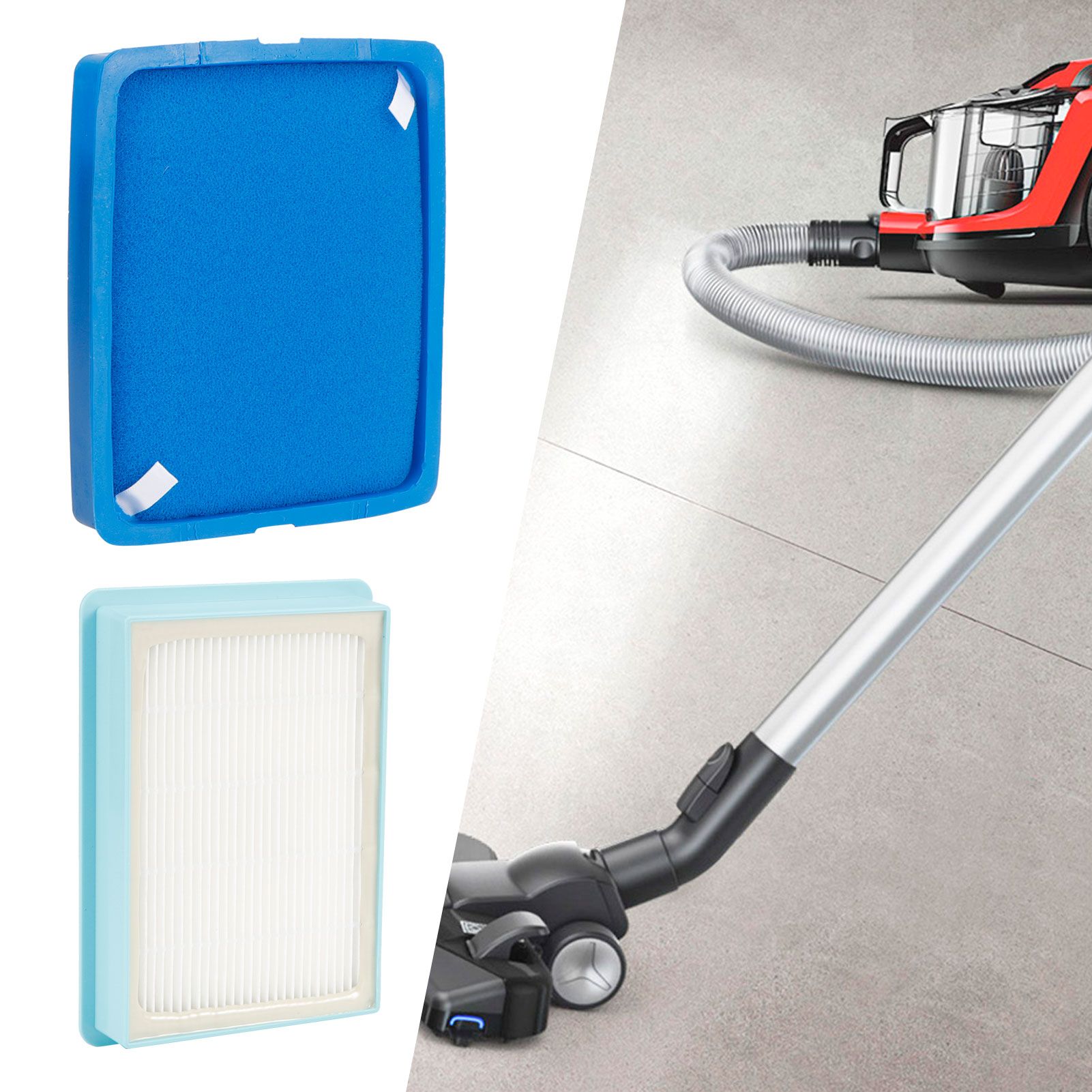 Inlet Air / Exhaust Air Filter Core Screen Fit for Philips FC9728 FC9732 view 10