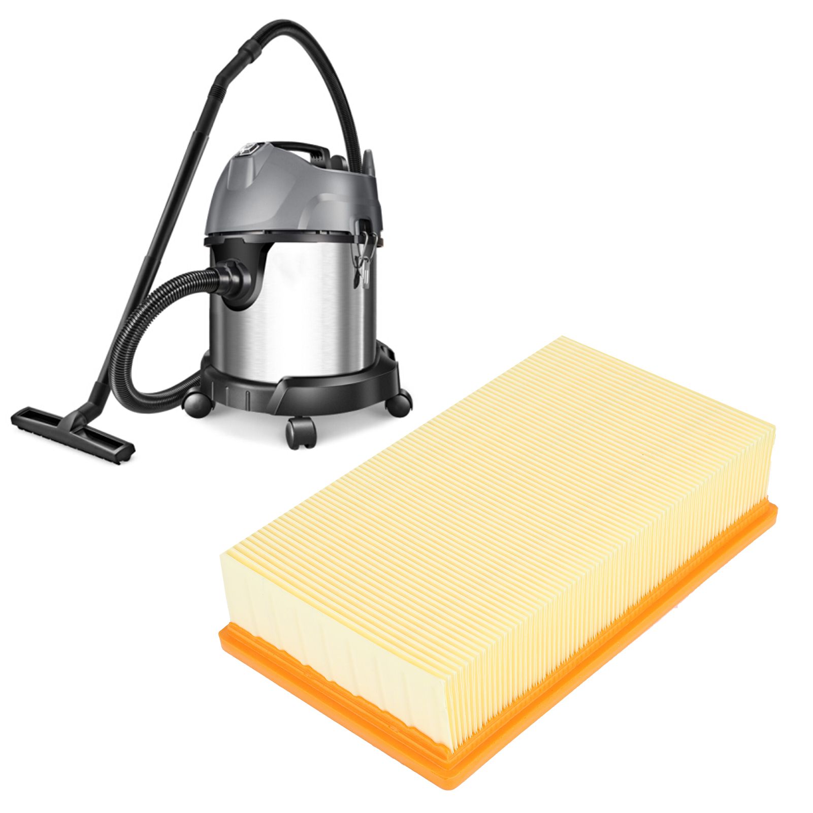 Filter Element Replacement Vacuum Cleaner Accessory for Karcher NT25/1 NT361 view 9