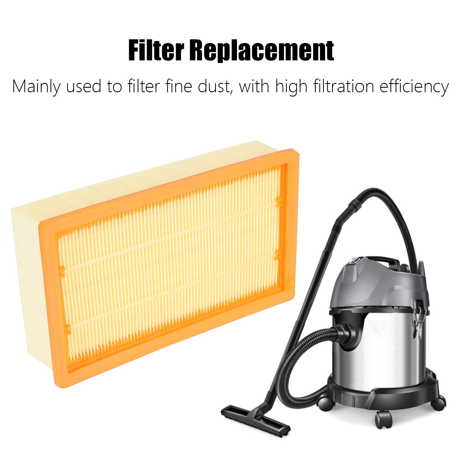 Filter Element Replacement Vacuum Cleaner Accessory for Karcher NT25/1 NT361 view 12