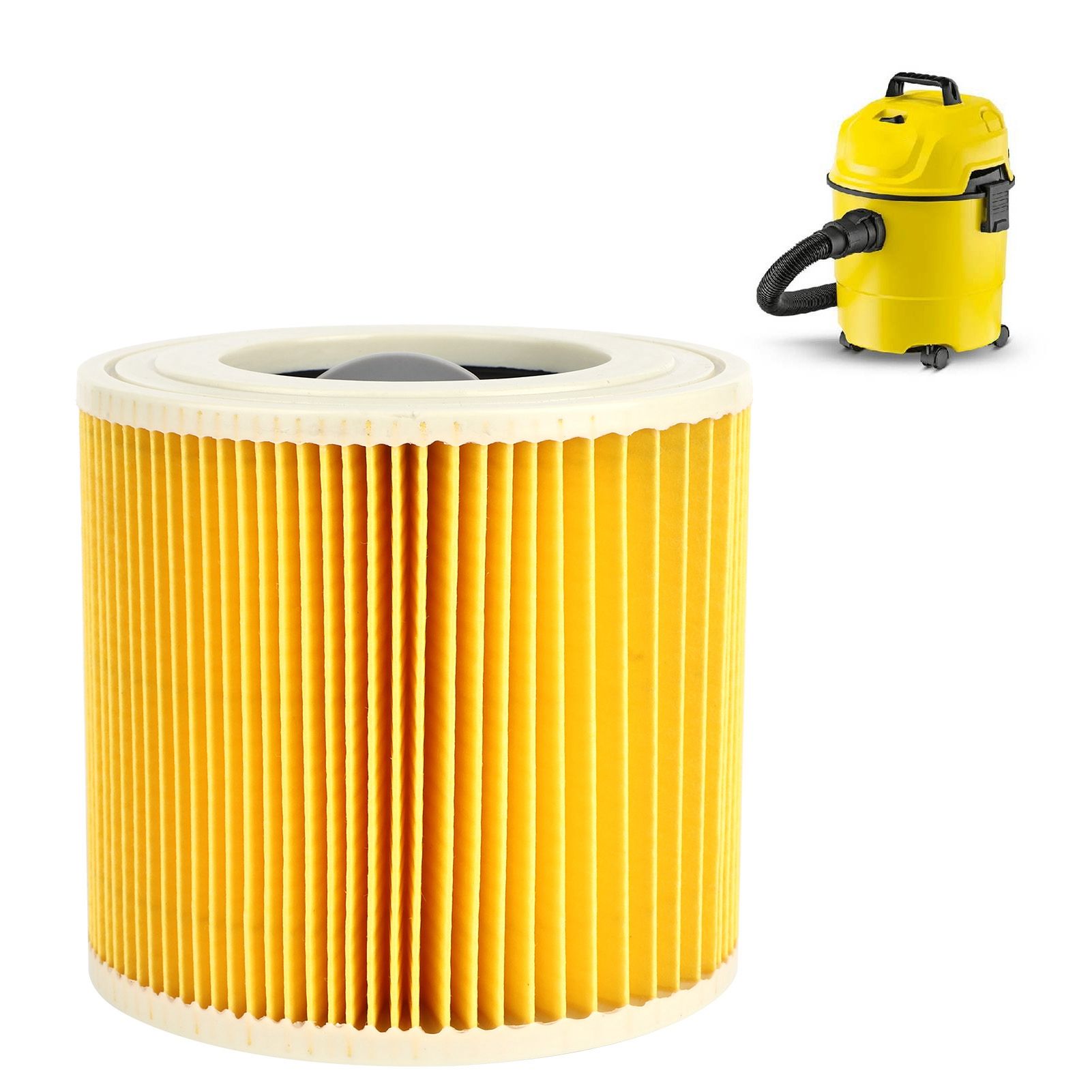 Vacuum Cleaner Filter Element with Lock Catch Accessory Parts for KARCHER A/WD view 11