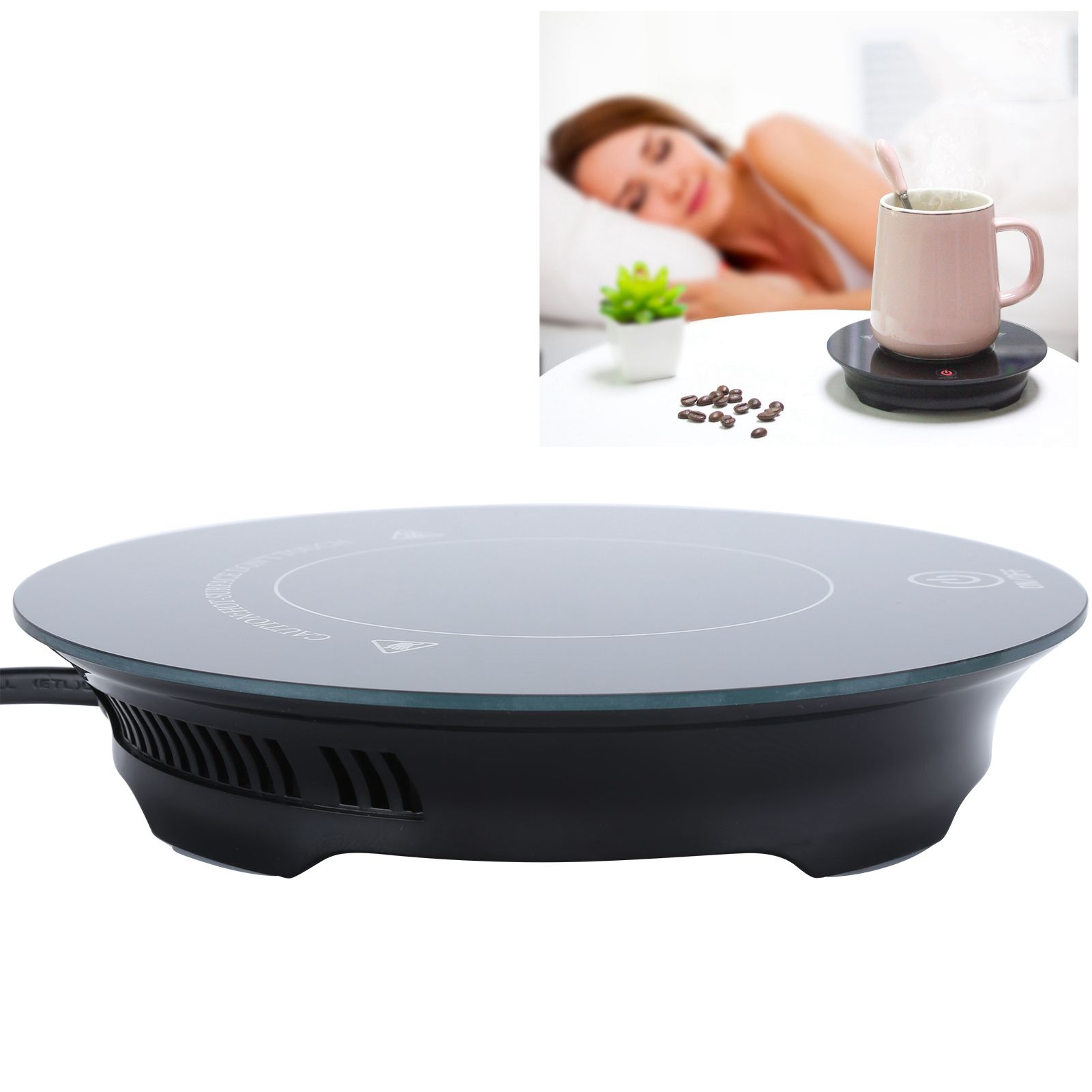 Smart Coffee Warmer Touch Switch 5S Fast Heating Constant Temperature USB Mug view 9