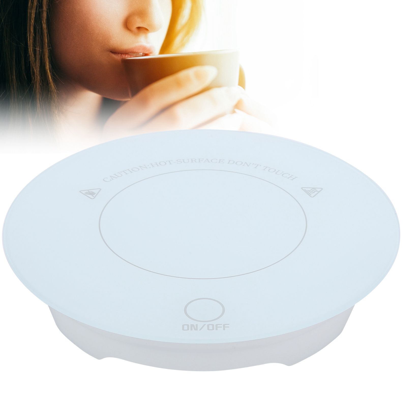 Smart Coffee Warmer Touch Switch 5S Fast Heating Constant Temperature USB Mug view 10