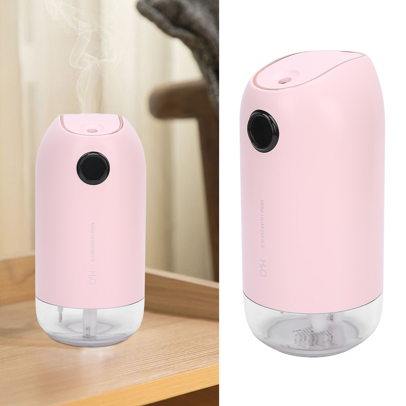 500ml Mini Air Humidifier Portable USB Rechargeable Mist Fogger Maker with view 9