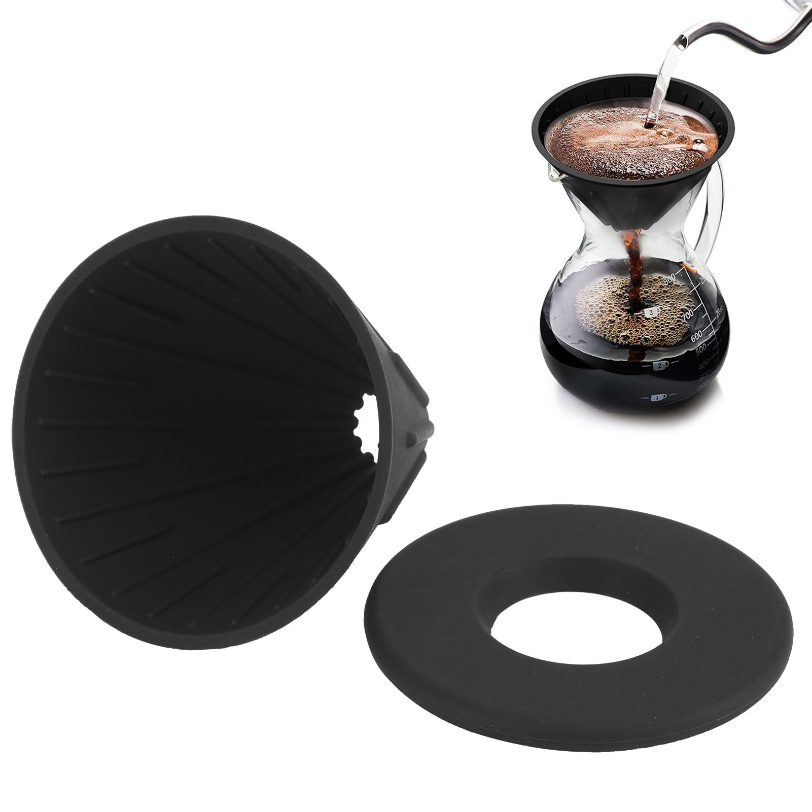 Reusable Silicon Resin Coffee Filter Strainer Dripper Coffee Machine Accessory view 9