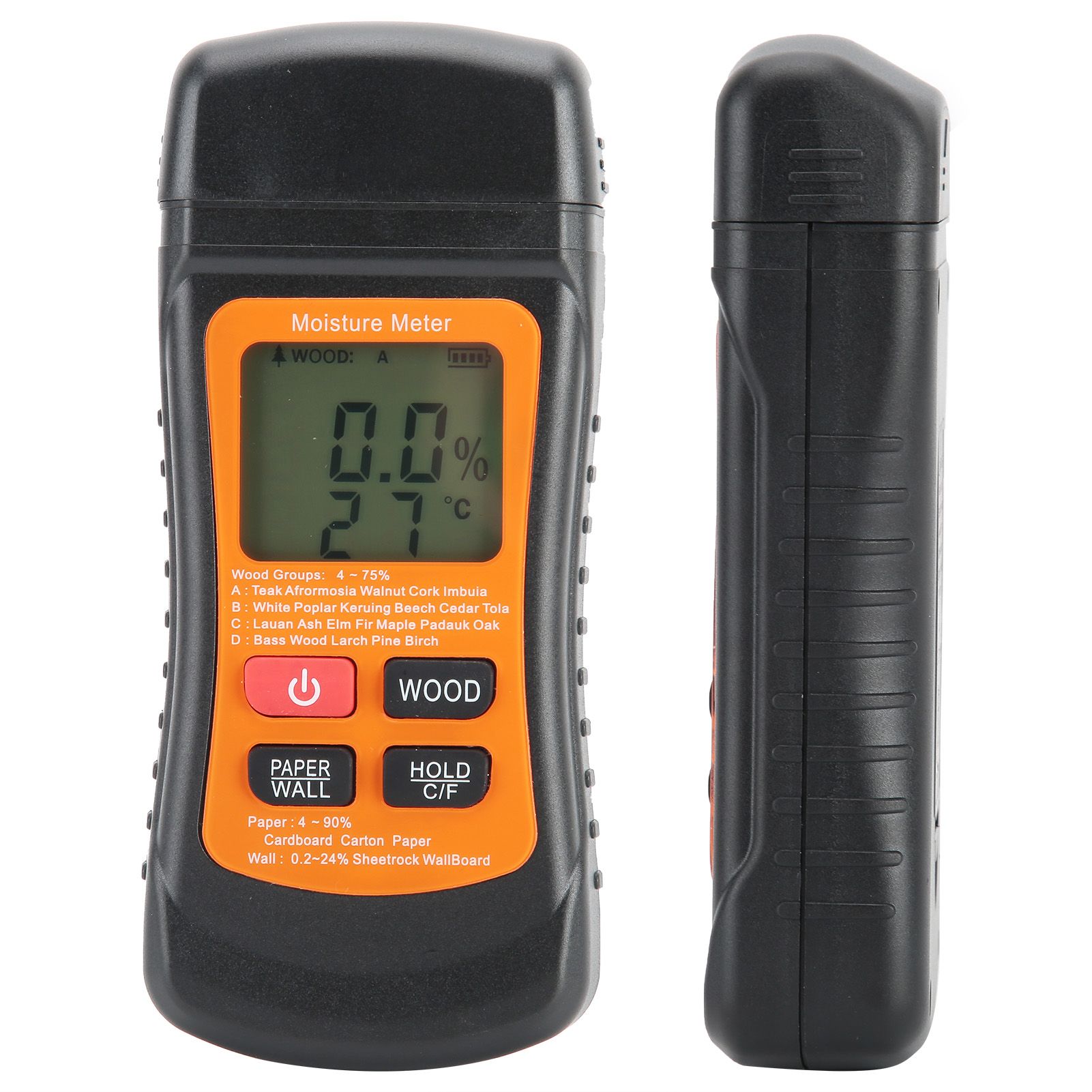 2in 1 Dual Pins Digital Wood Moisture Meter Humidity Tester Timber Damp Detector view 6