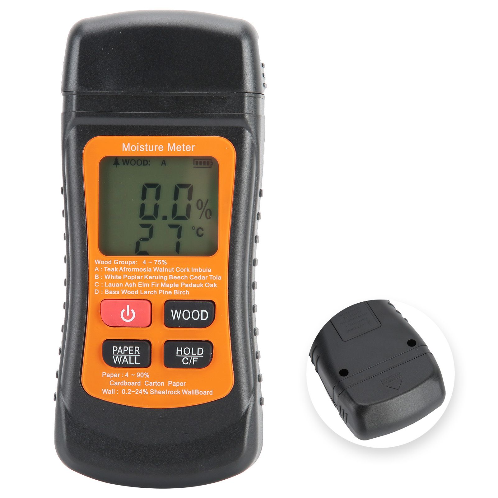 2in 1 Dual Pins Digital Wood Moisture Meter Humidity Tester Timber Damp Detector view 7