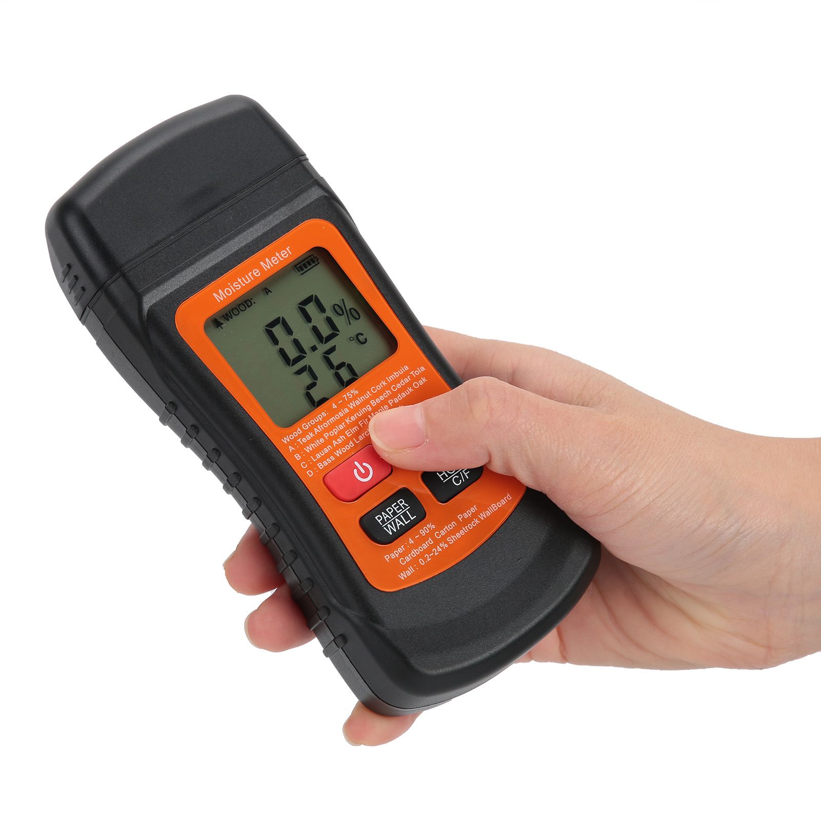 2in 1 Dual Pins Digital Wood Moisture Meter Humidity Tester Timber Damp Detector view 8