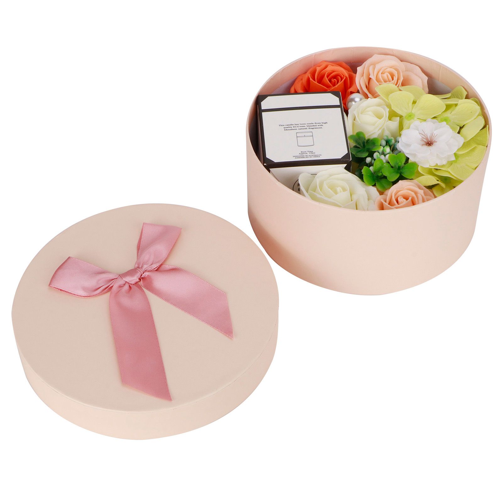 Rose Soap Flower Artificial Flower Bath Petal Box Scented Candle Wedding view 3