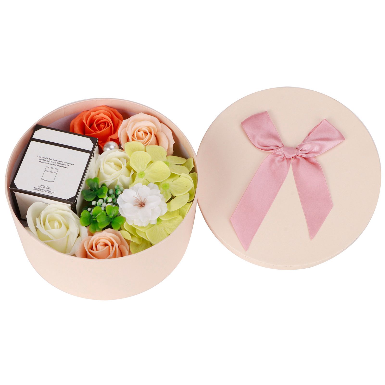 Rose Soap Flower Artificial Flower Bath Petal Box Scented Candle Wedding view 4