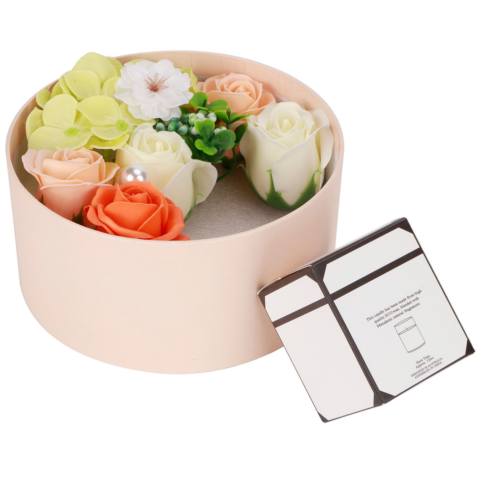Rose Soap Flower Artificial Flower Bath Petal Box Scented Candle Wedding view 6