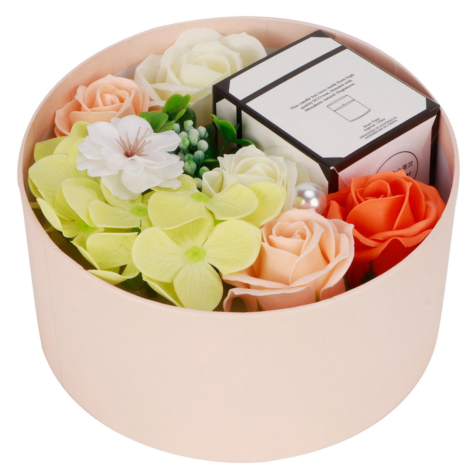 Rose Soap Flower Artificial Flower Bath Petal Box Scented Candle Wedding view 8