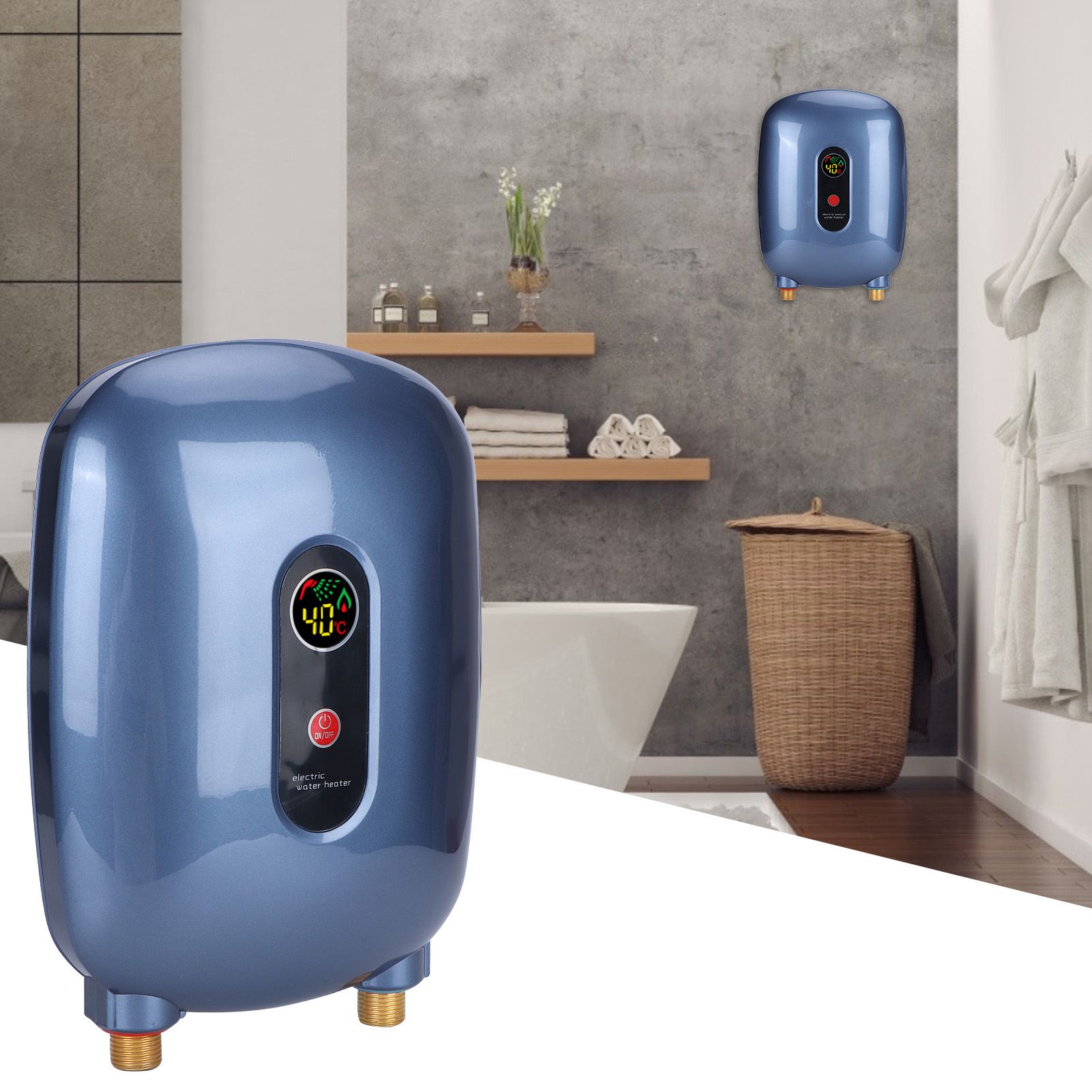 Electric Hot Water Heater 3‑Second Household Instant Water Heating Bathroom view 9