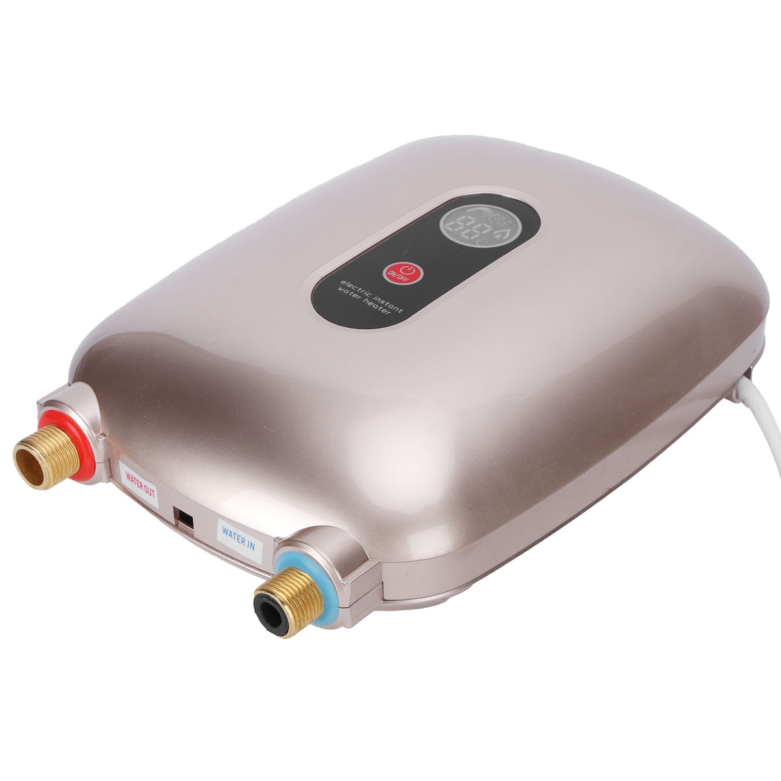 Electric Hot Water Heater Instant Water Heating Tankless Heater Temperature