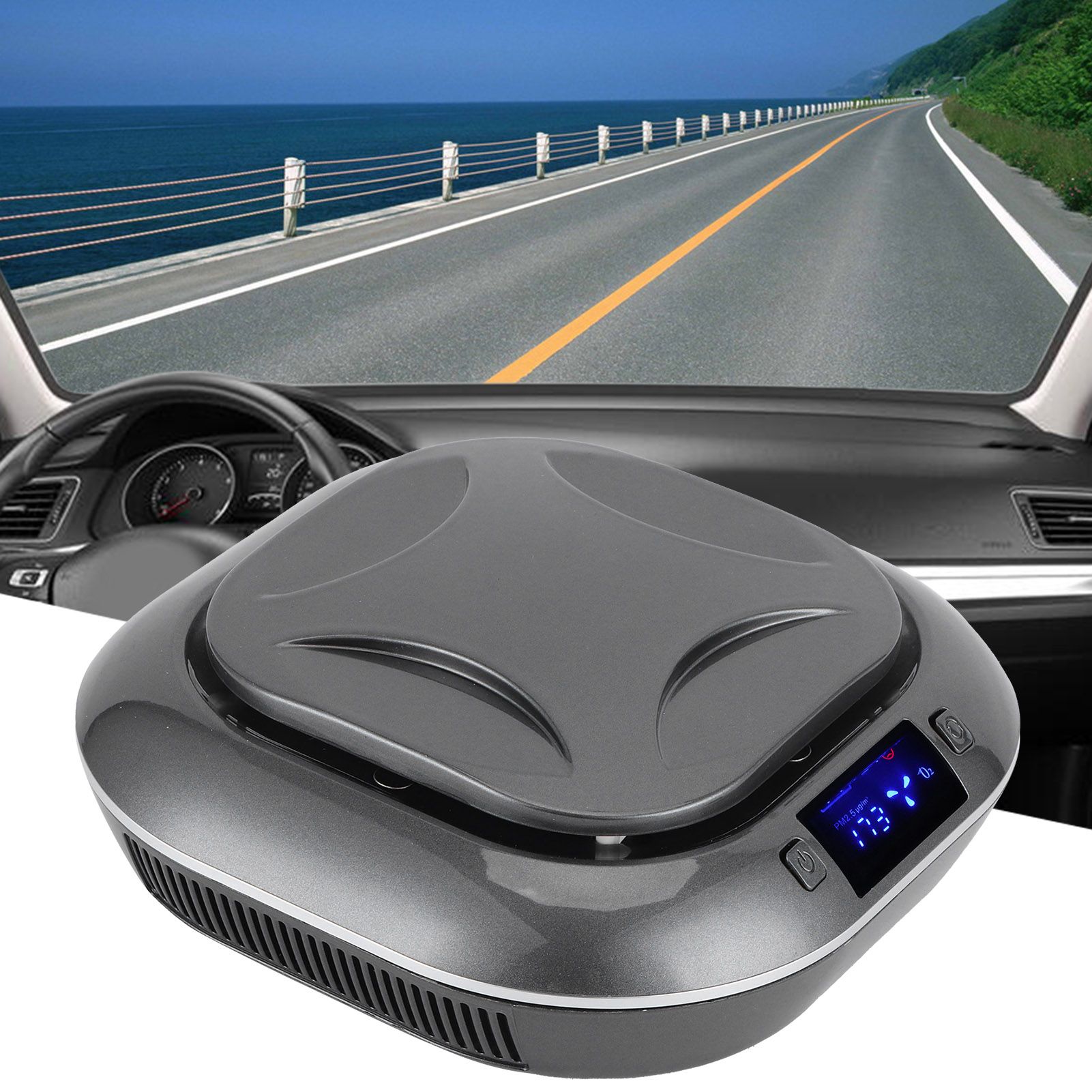 Intelligent Indoor Air Purifier Car Anion Purifier with Cigarette Lighter view 10