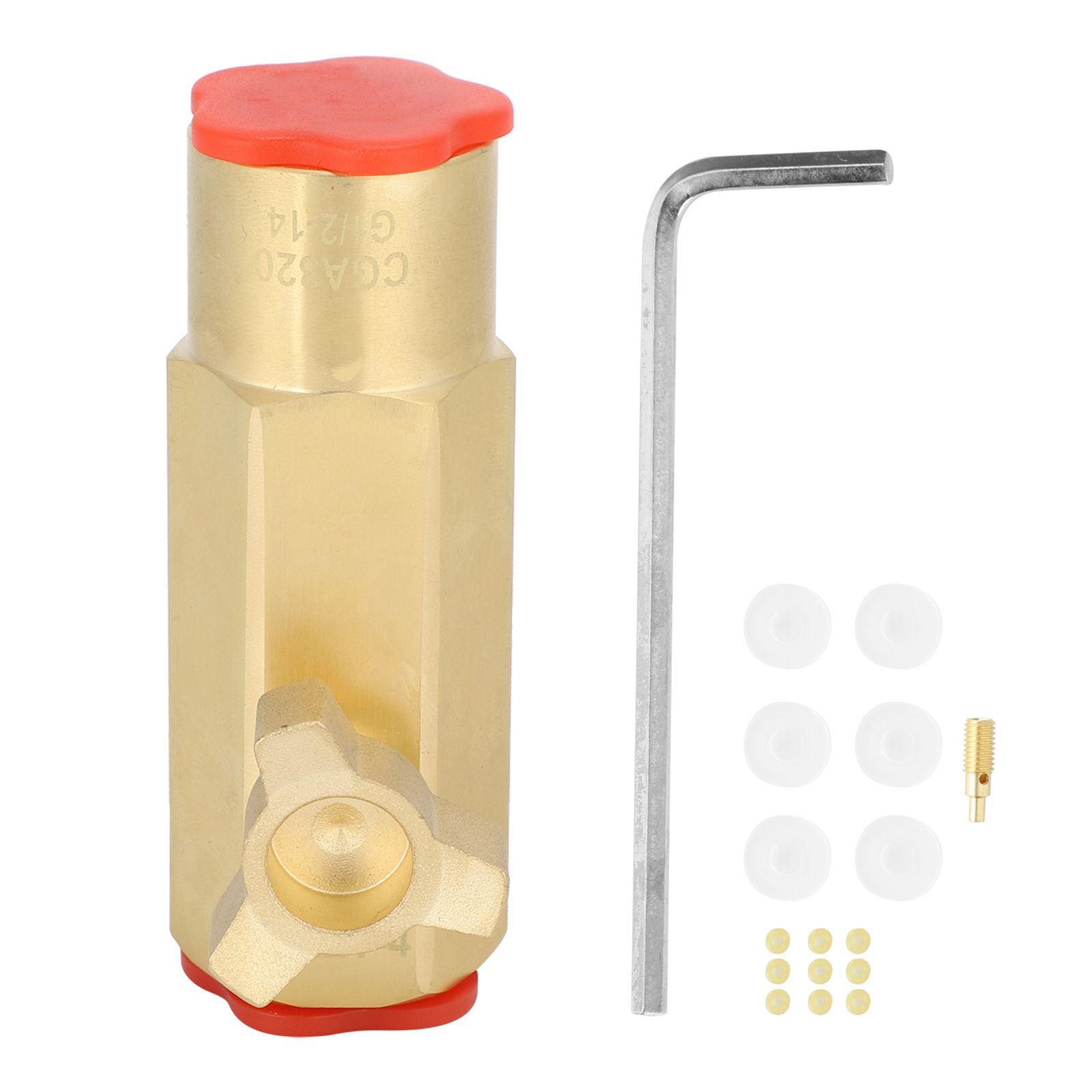 CGA320 Triangular CO2 Filling Adapter Tank Cylinder Refill Connector Kit for view 2