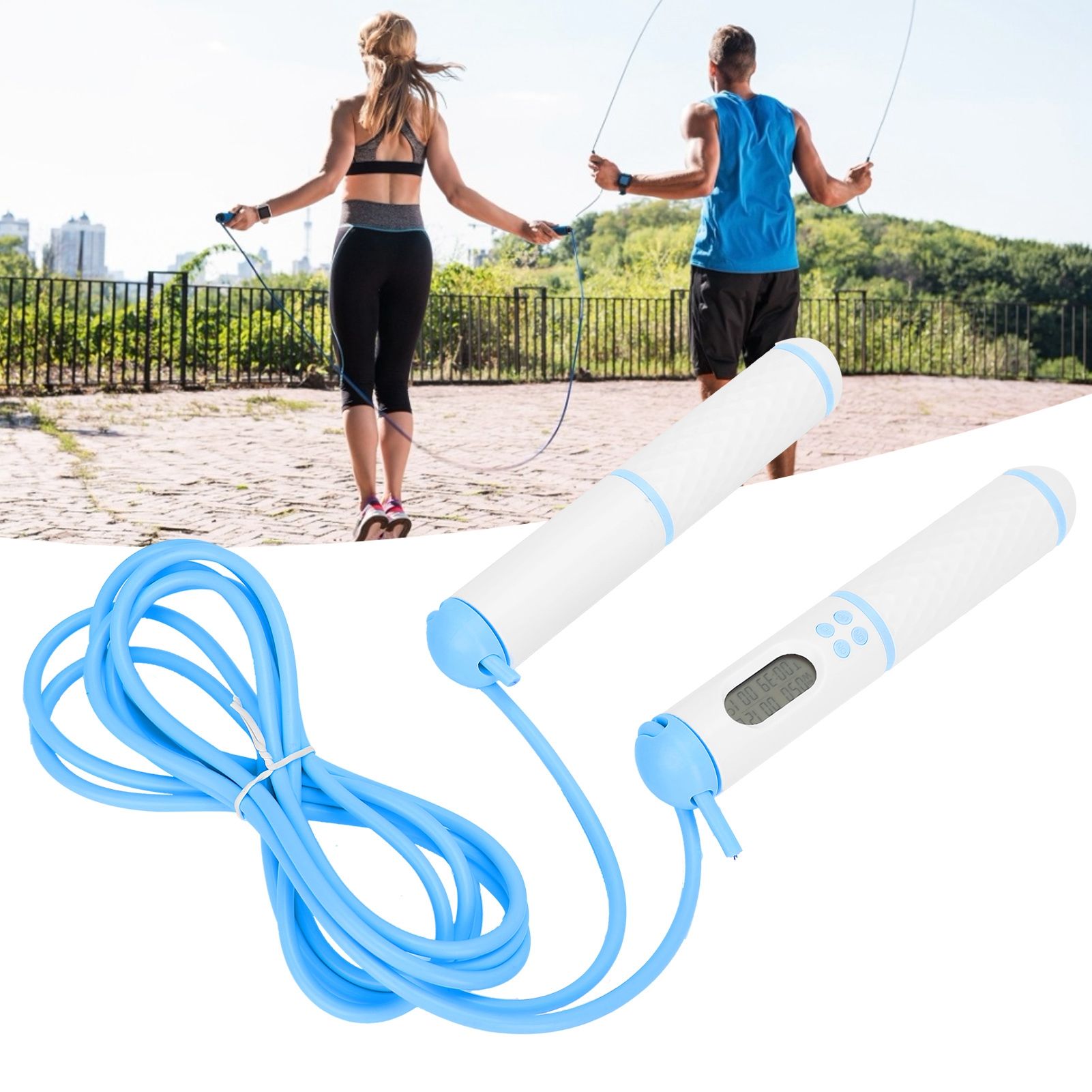Skipping Rope Electronic Counting Jumping Rope Sports Exercise Fitness view 9