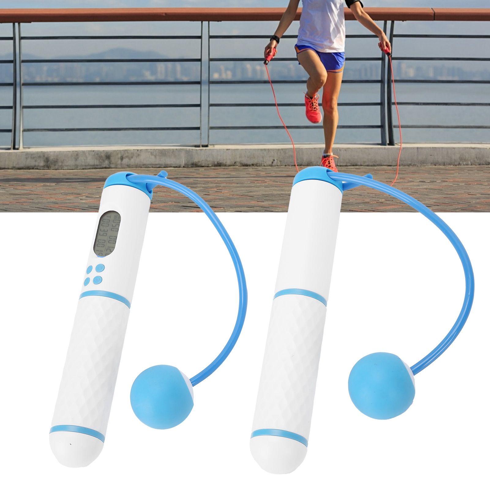 Skipping Rope Electronic Counting Jumping Rope Sports Exercise Fitness view 10