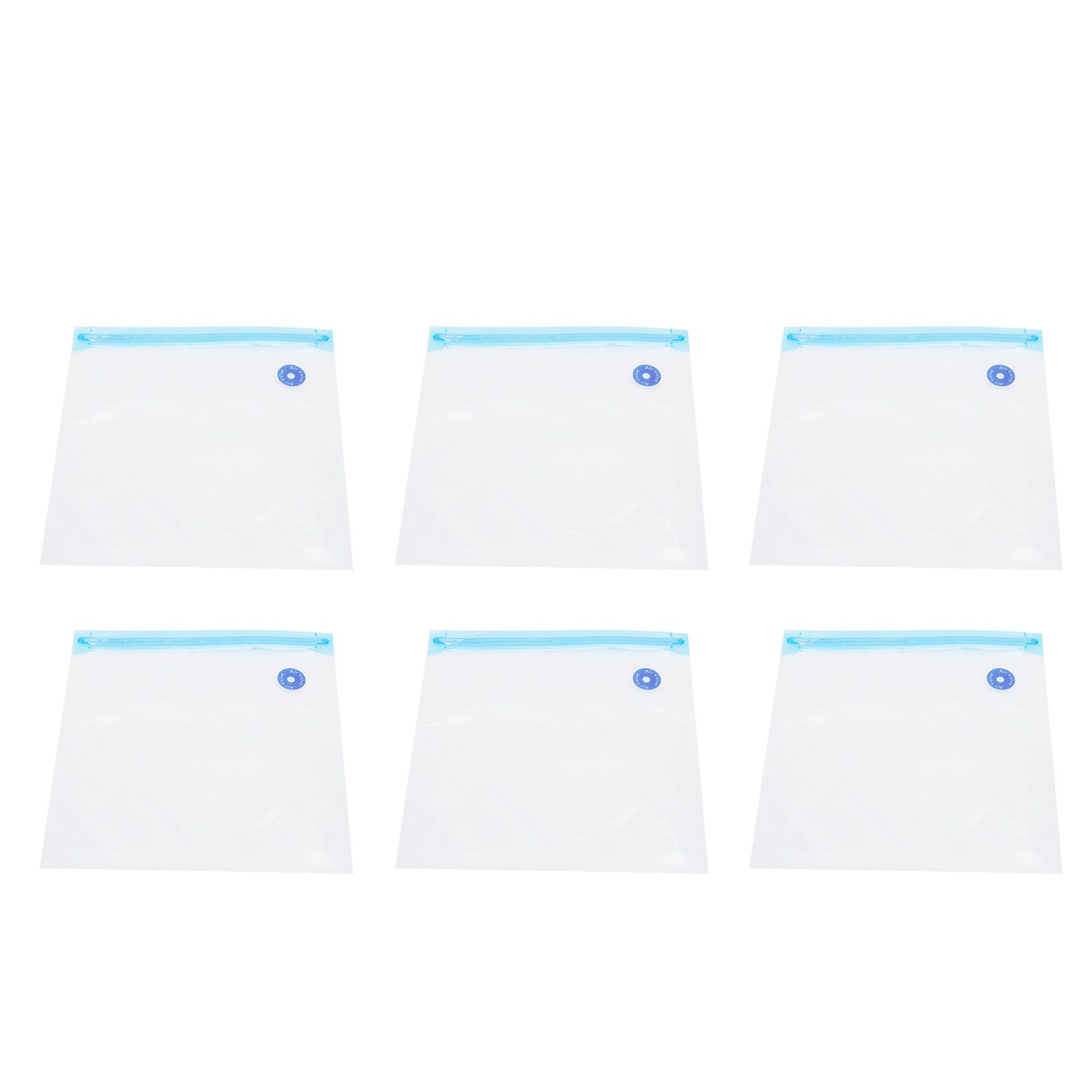 6Pcs Vacuum Zipper Bags Food Sealer Storage Reusable Bags with Double Layer view 8