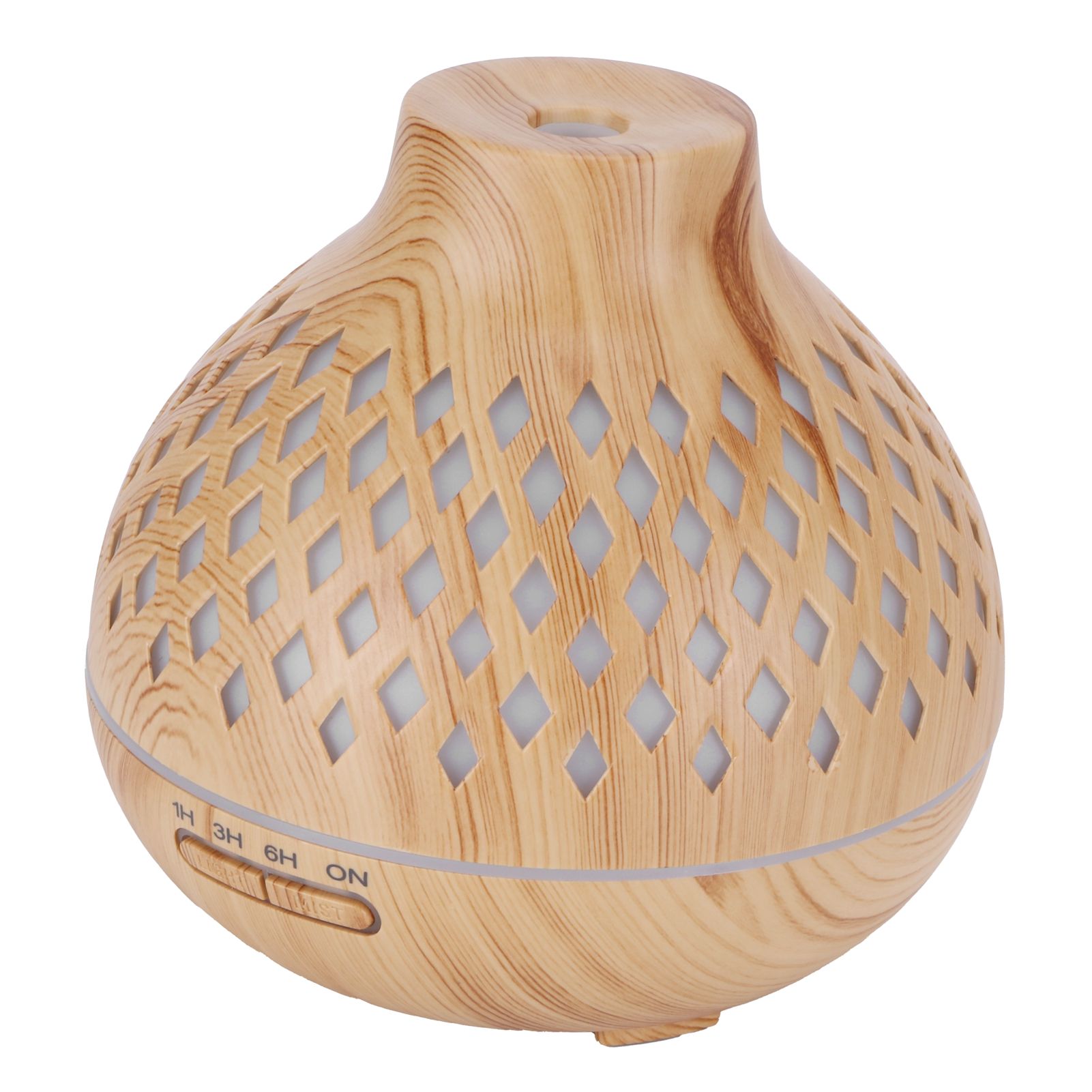 400ml Light Wood Grain Air Diffuser Electric Aroma Humidifier with Ambient view 3
