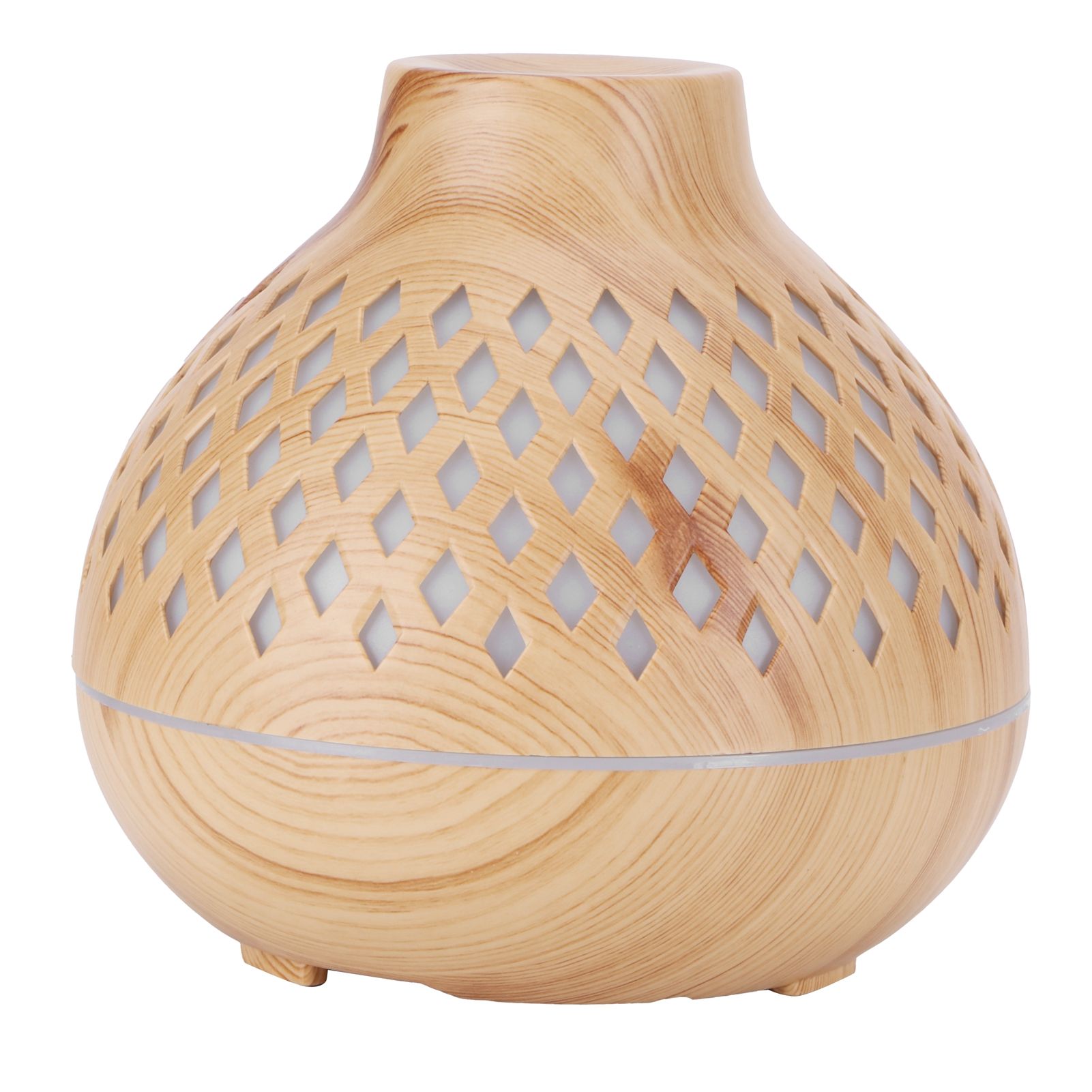 400ml Light Wood Grain Air Diffuser Electric Aroma Humidifier with Ambient view 4