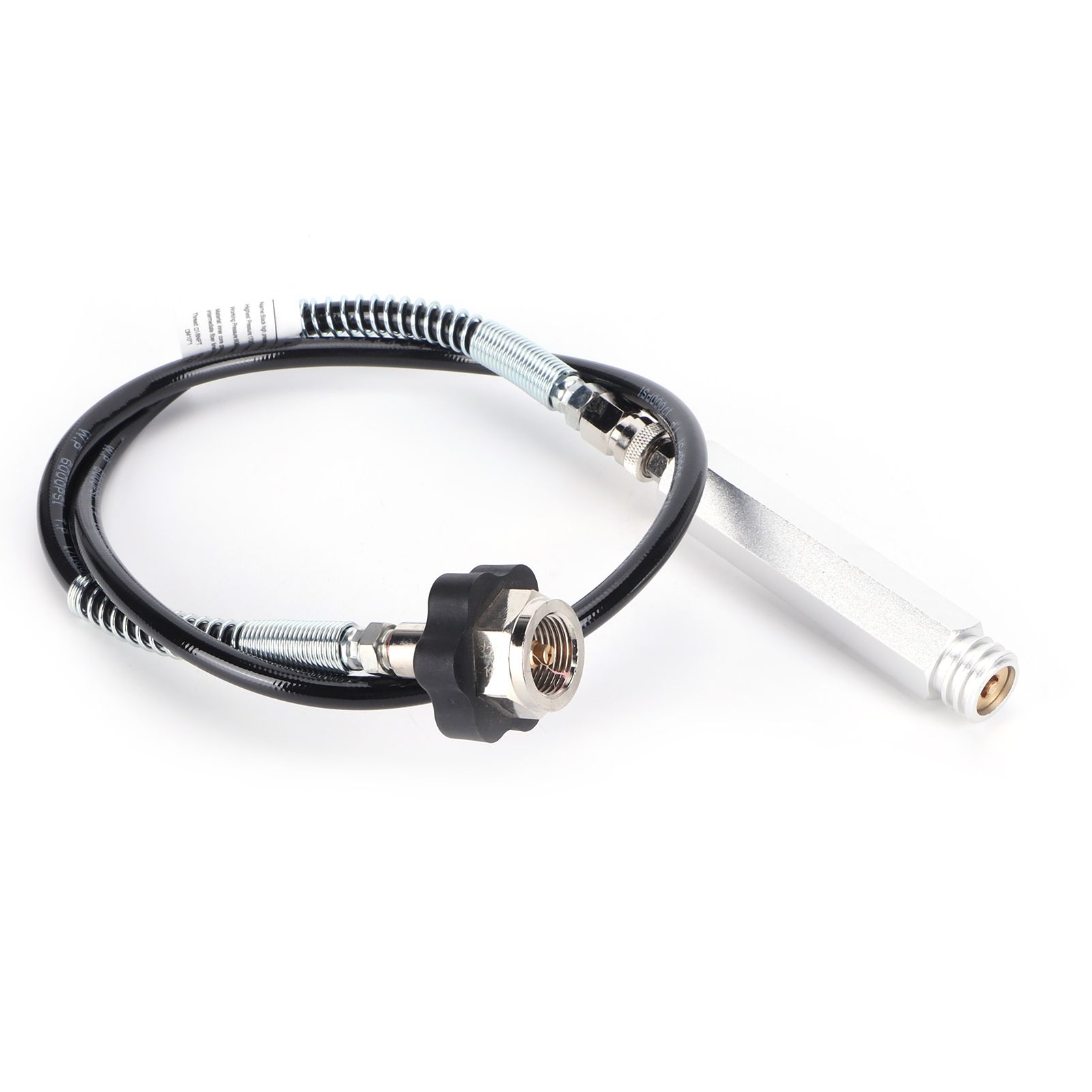 36in Black CO2 Soda Hose Adapter Kit CGA320 TR21‑4 Dual Thread Good Sealing view 8