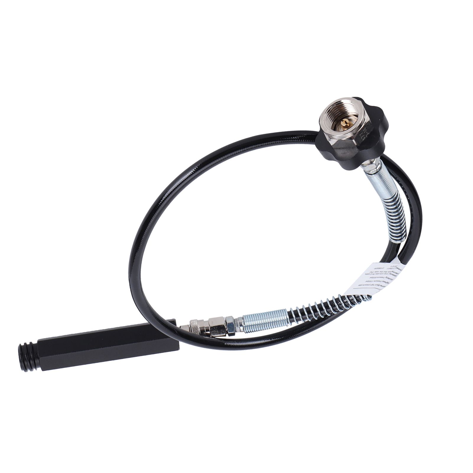 W21.8‑14 CO2 Cylinder Refill Adapter Hose with Spring Tube 36in Soda view 3