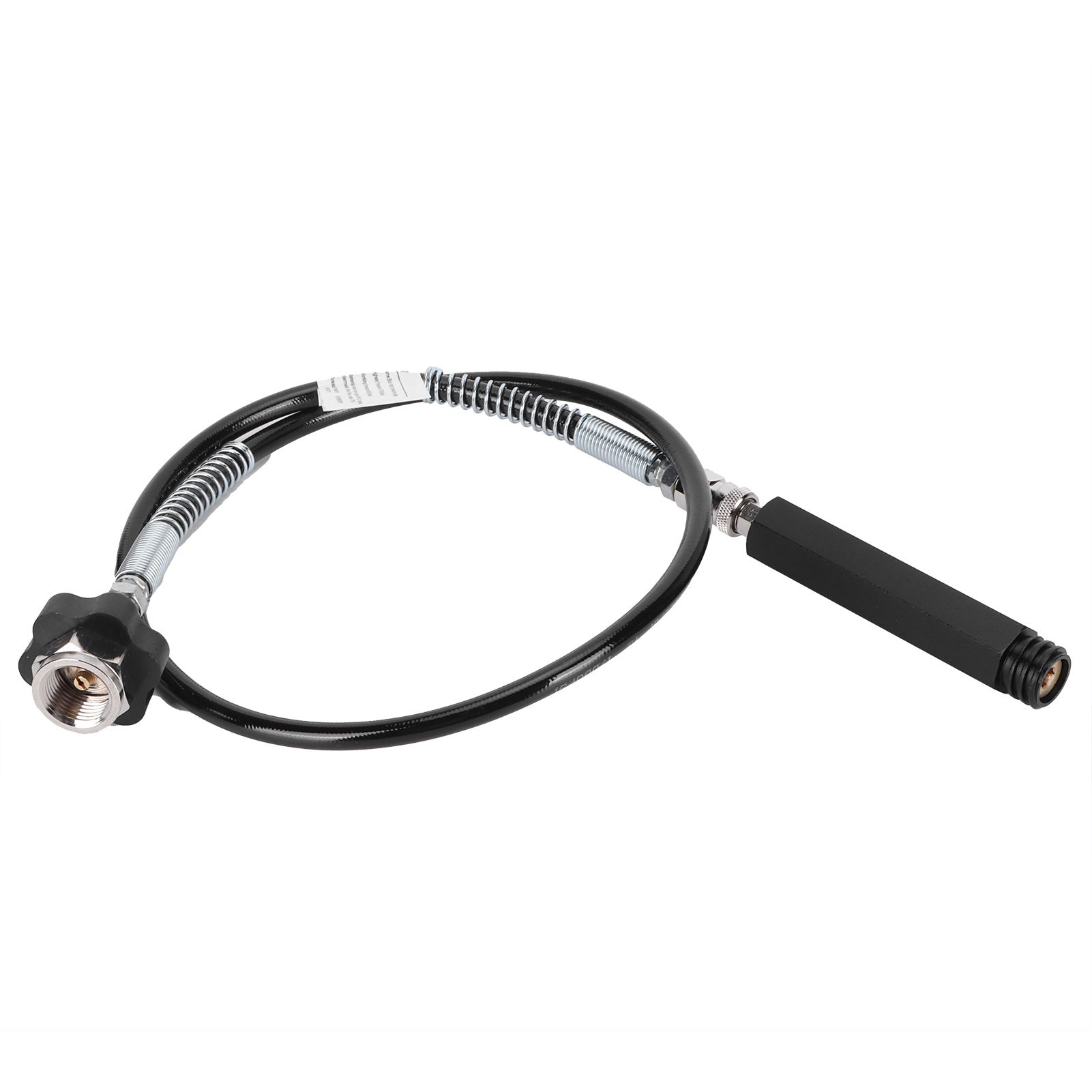 W21.8‑14 CO2 Cylinder Refill Adapter Hose with Spring Tube 36in Soda view 4