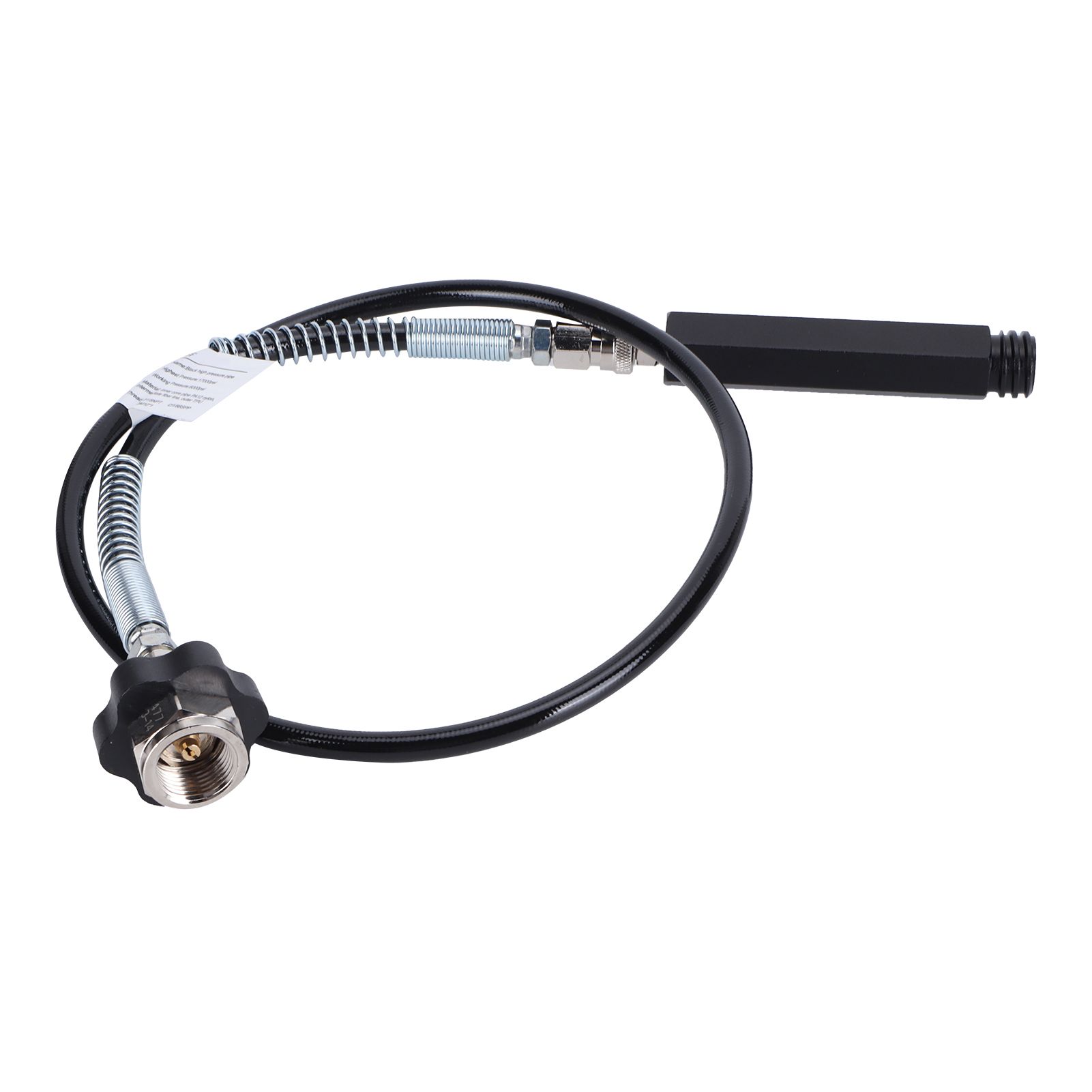 W21.8‑14 CO2 Cylinder Refill Adapter Hose with Spring Tube 36in Soda view 5