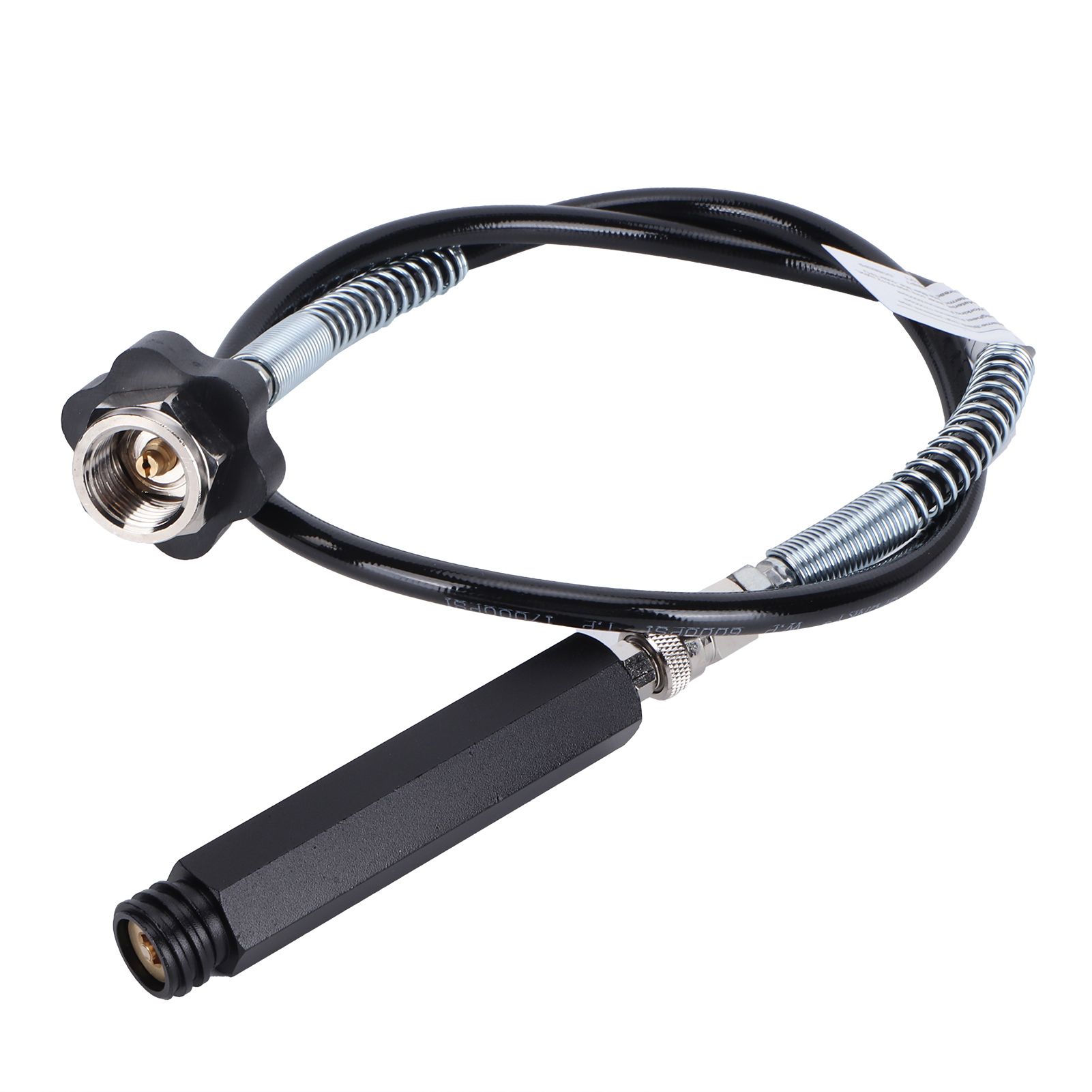 W21.8‑14 CO2 Cylinder Refill Adapter Hose with Spring Tube 36in Soda view 7