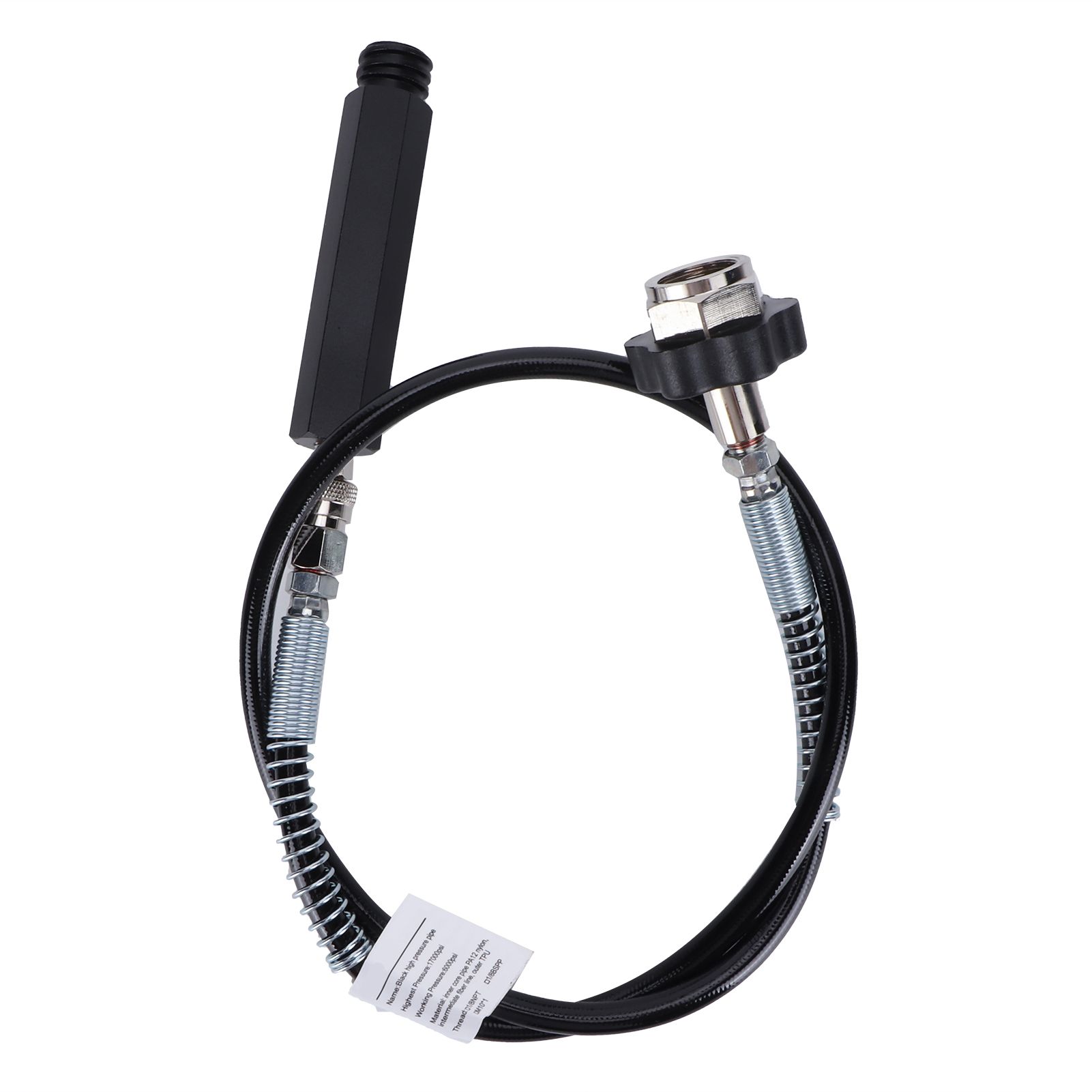 W21.8‑14 CO2 Cylinder Refill Adapter Hose with Spring Tube 36in Soda view 8