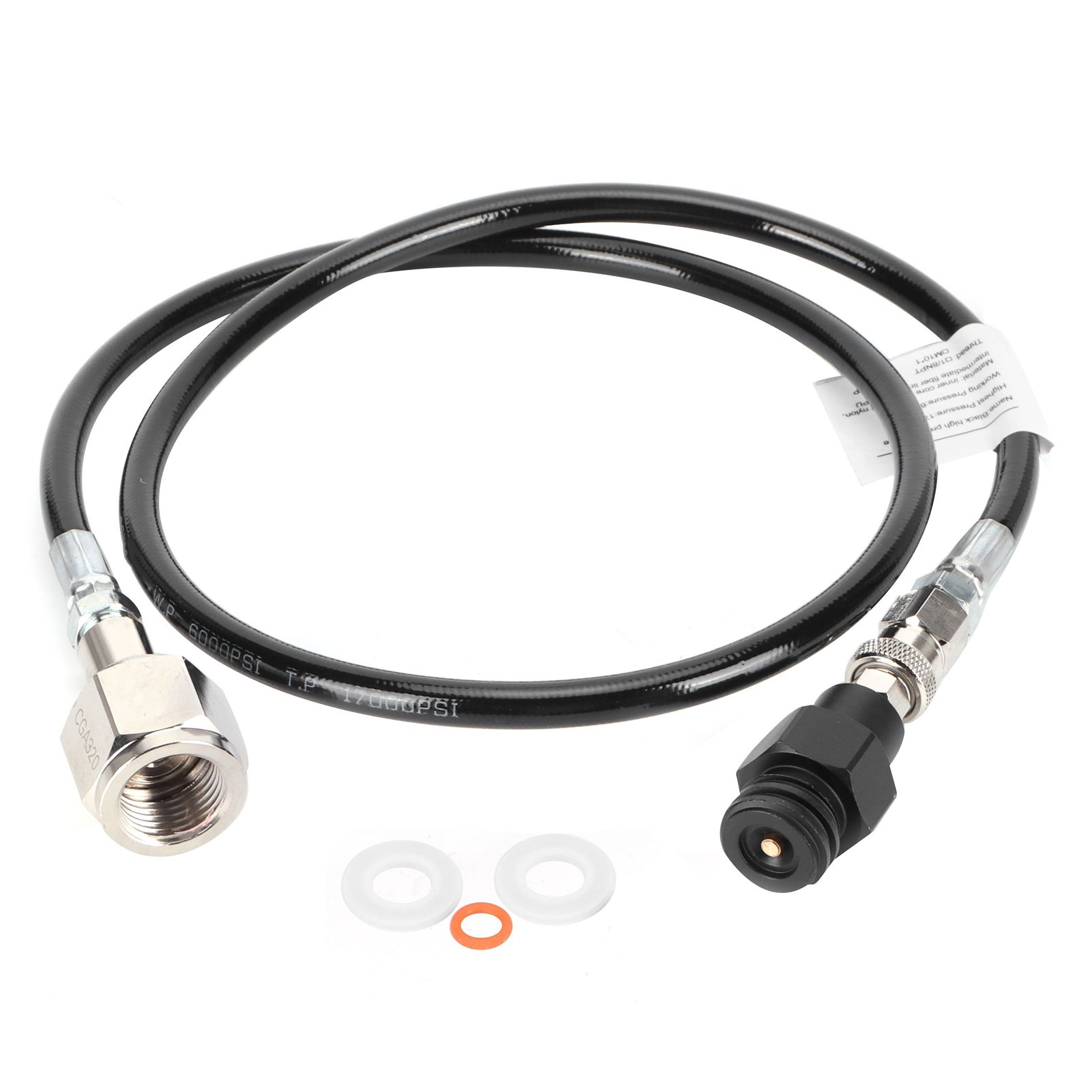 CGA320 Hose Adapter for Soda Machine Carbon Dioxide Gas Cylinder Refill view 2