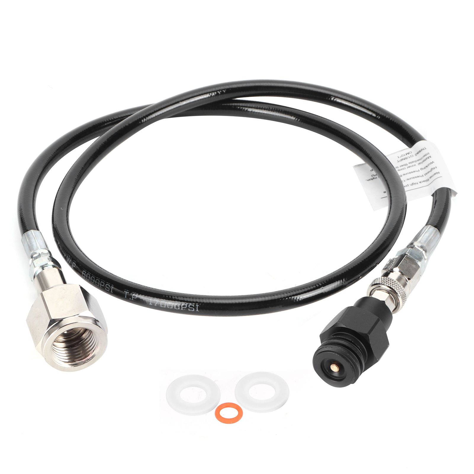 1M Soda Hose to Soda Machine Connector CO2 Cylinder Refill Adapter Connector view 2